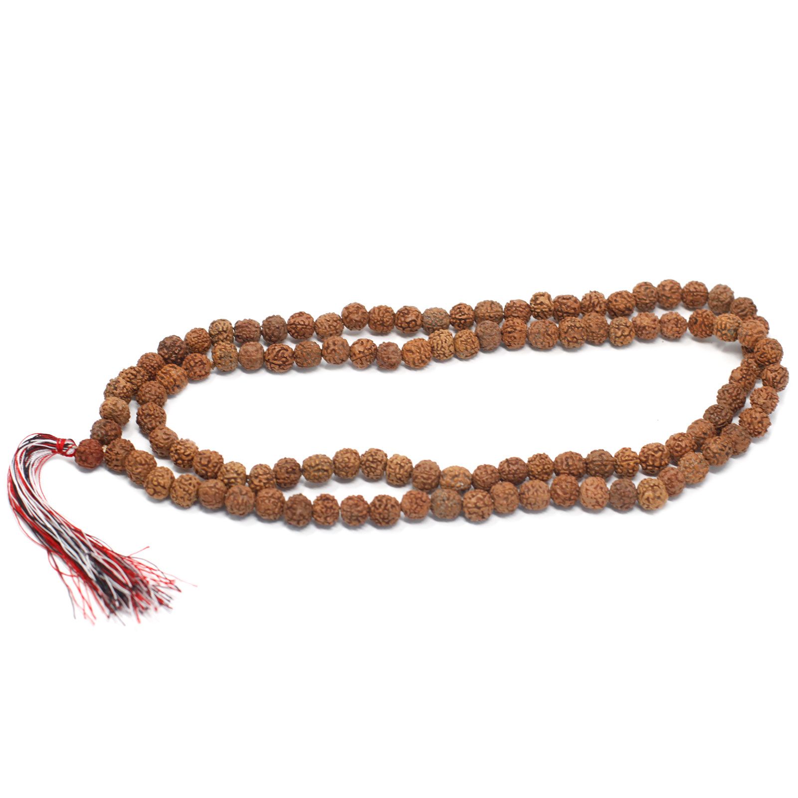 108 Rudraksha Japa Mala - Natural - Imagen 7