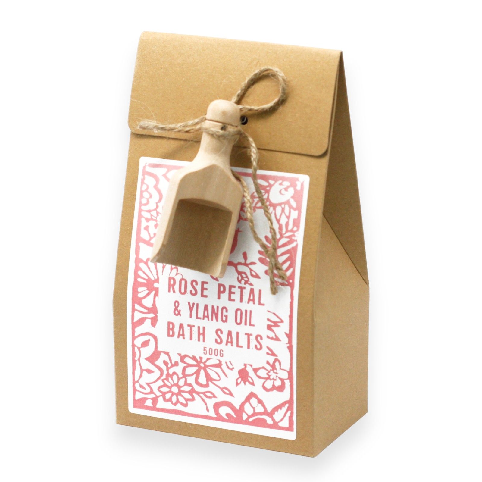 500 g de sal de baño - Ylang y rosa del Himalaya