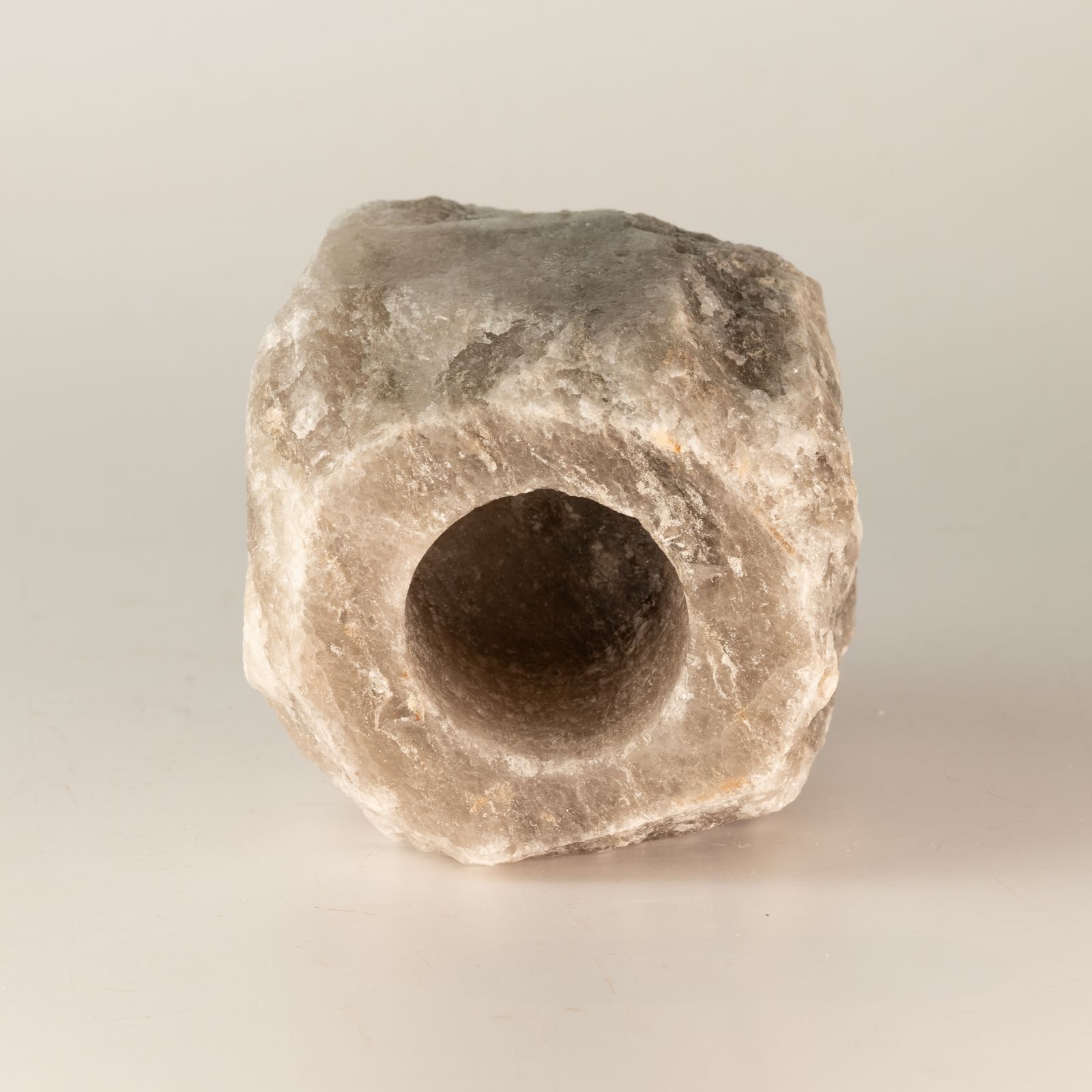 Portavelas de Sal Gris 600-800g - Imagen 4