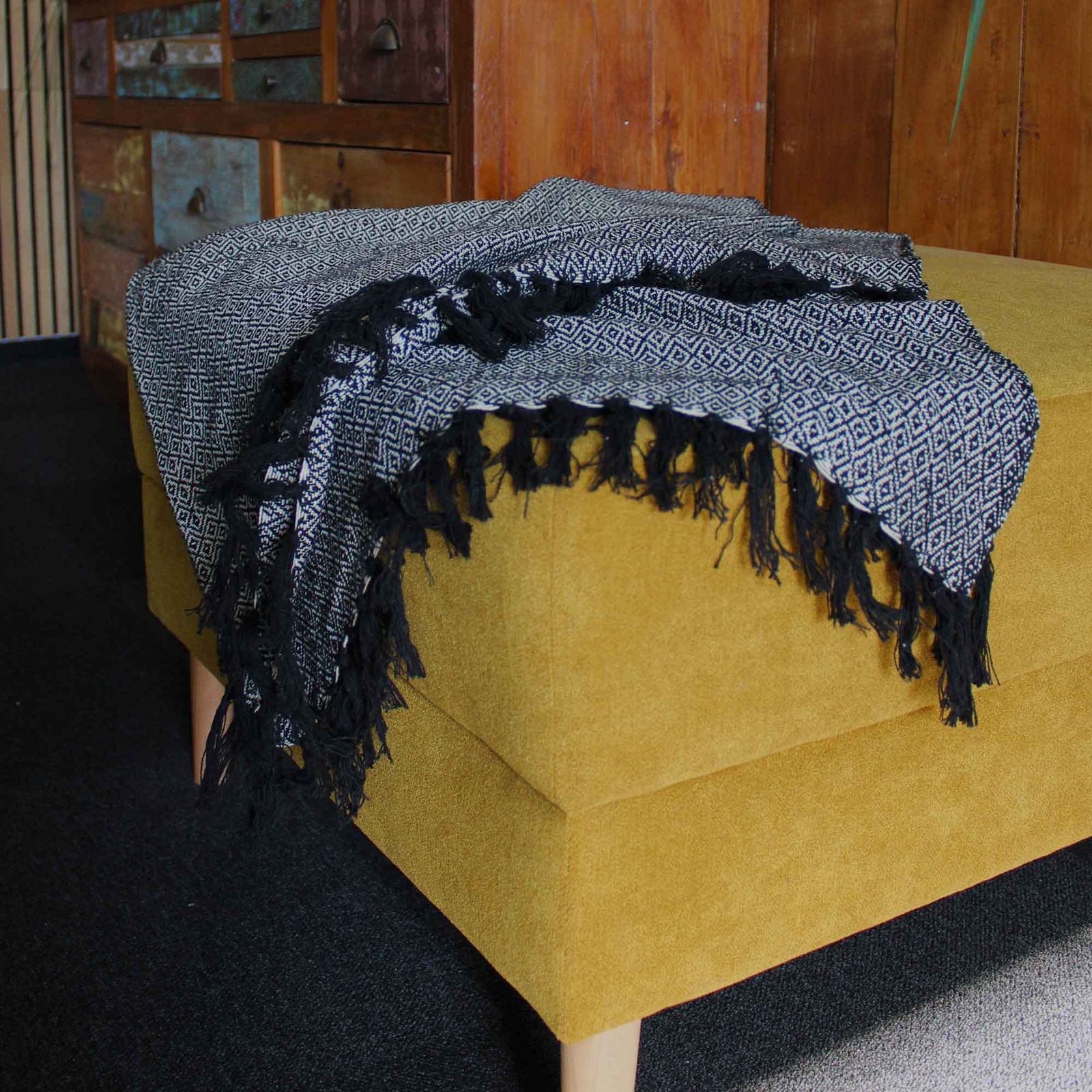 Mantas Boho Comfort - Carbón - Imagen 2