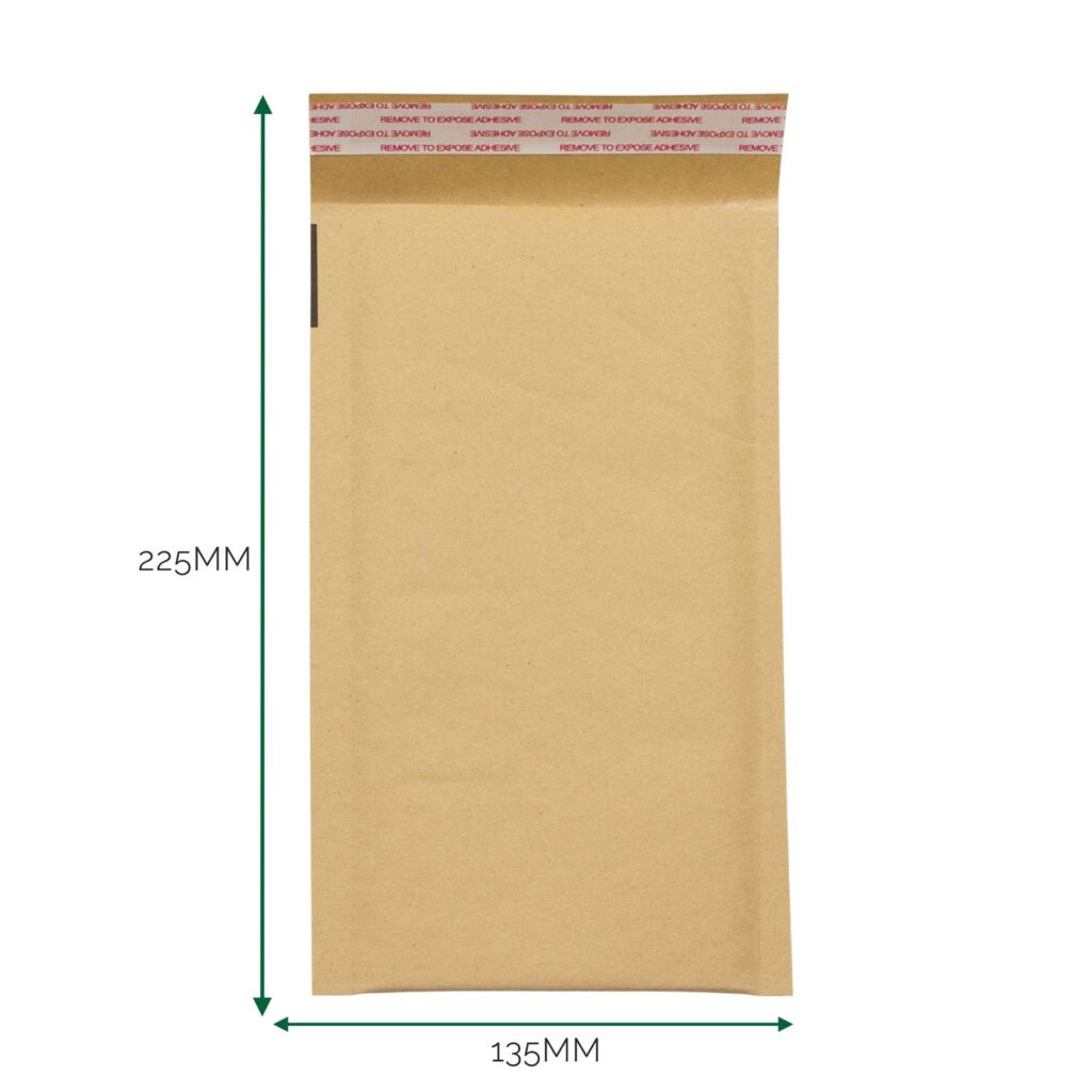 Sobre kraft acolchado con burbuja (135x225+40mm)