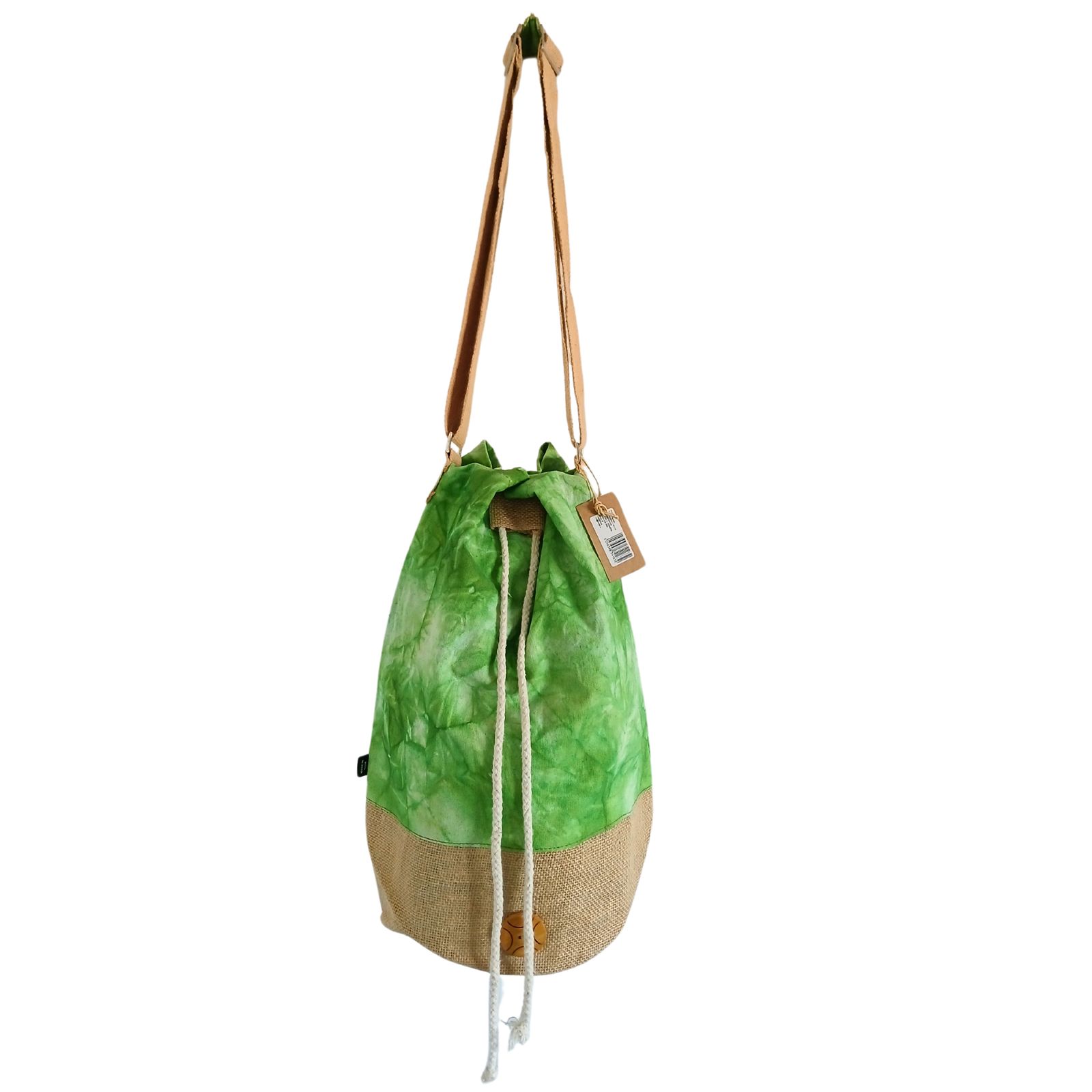 Mochila 100% Natural - Efecto Lavado Verde - Árbol de la Vida - Imagen 6