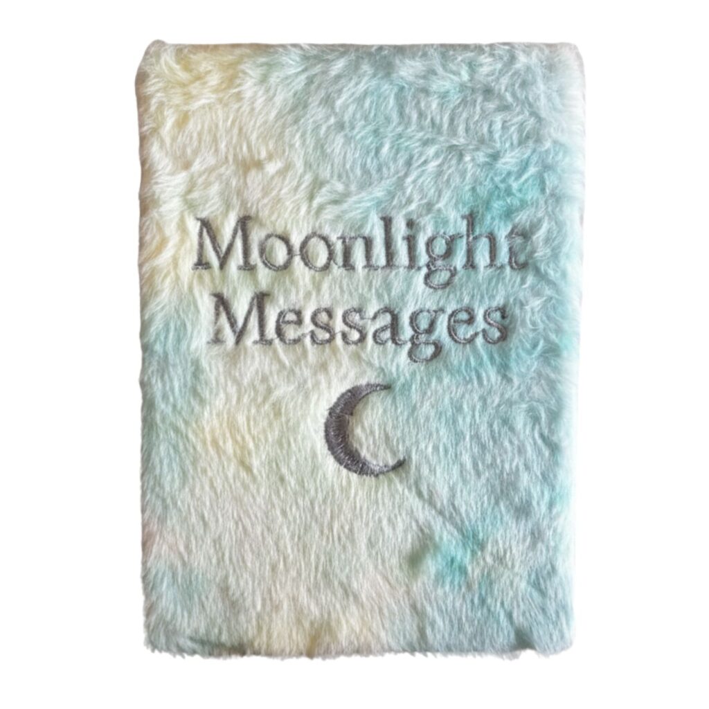 Diario de sueños de tapa blanda - 80 páginas - Mensajes a la luz de la luna