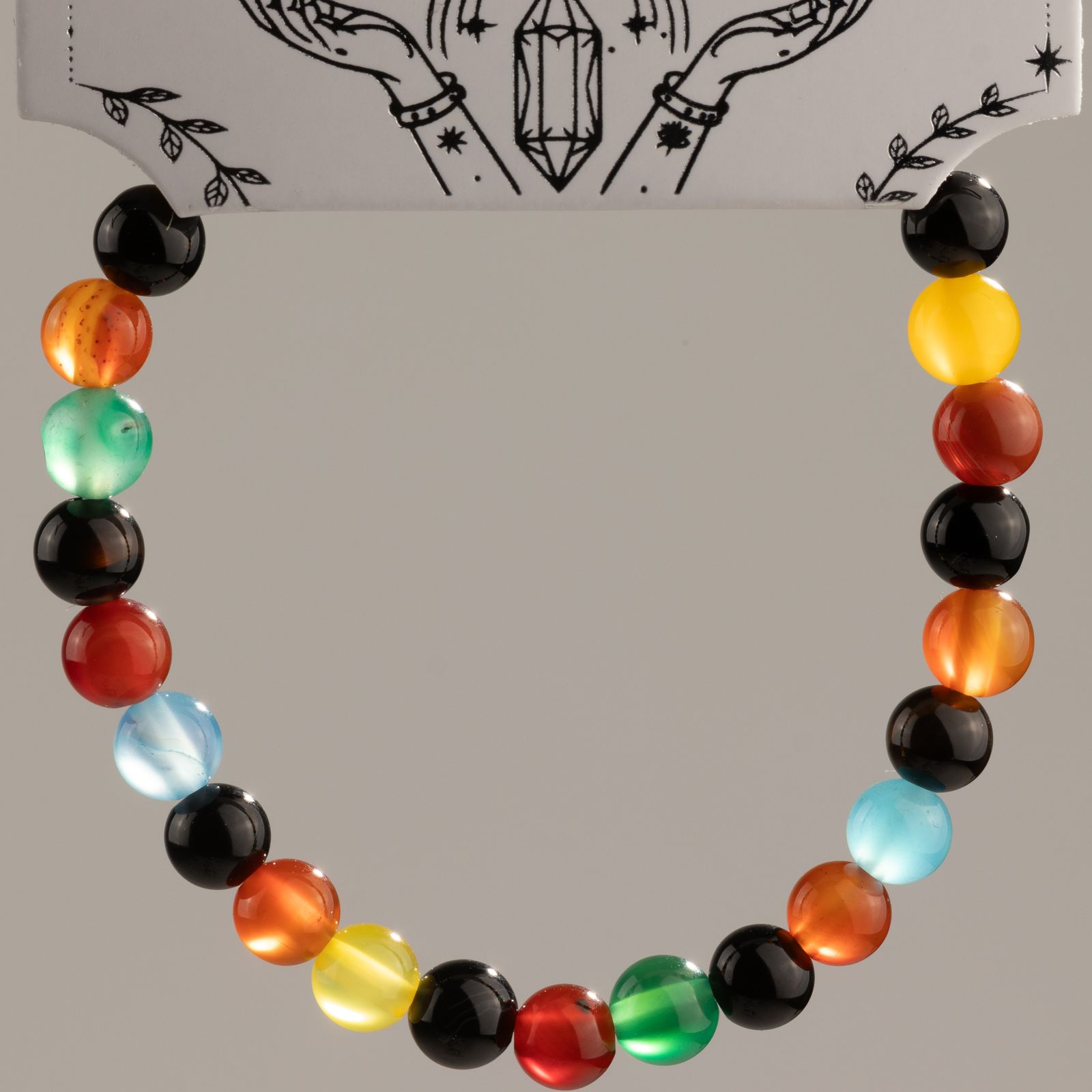 Pulsera de Poder Pequeña (17 cm x 6 mm) - Jade arcoíris - Imagen 5