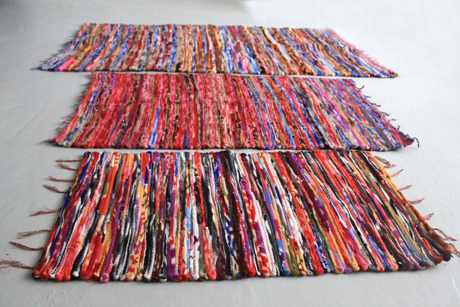 Alfombra pequeña de trapo - 50x90cm - Imagen 4