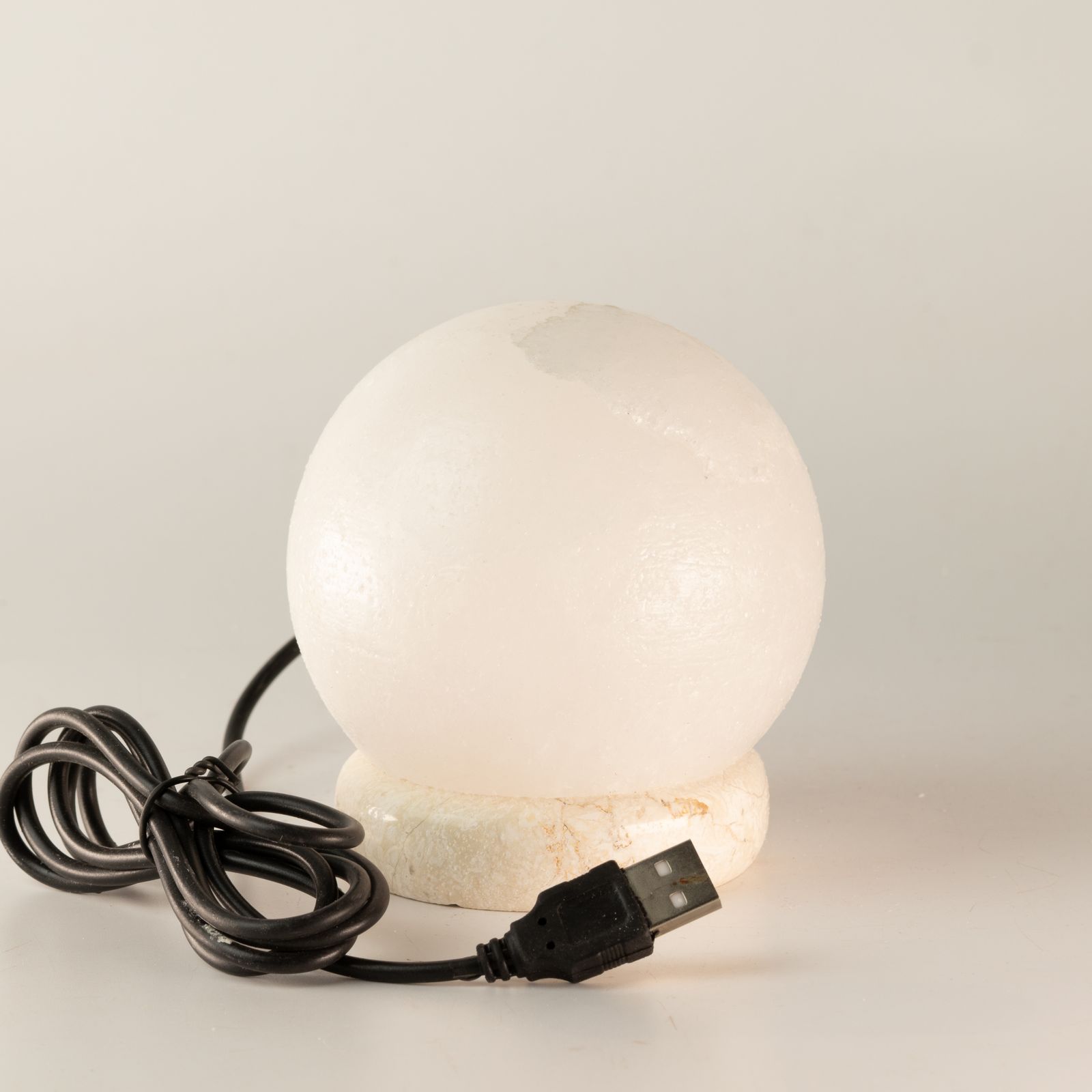 Lámpara de sal blanca USB - 9 cm (multi) - Imagen 3