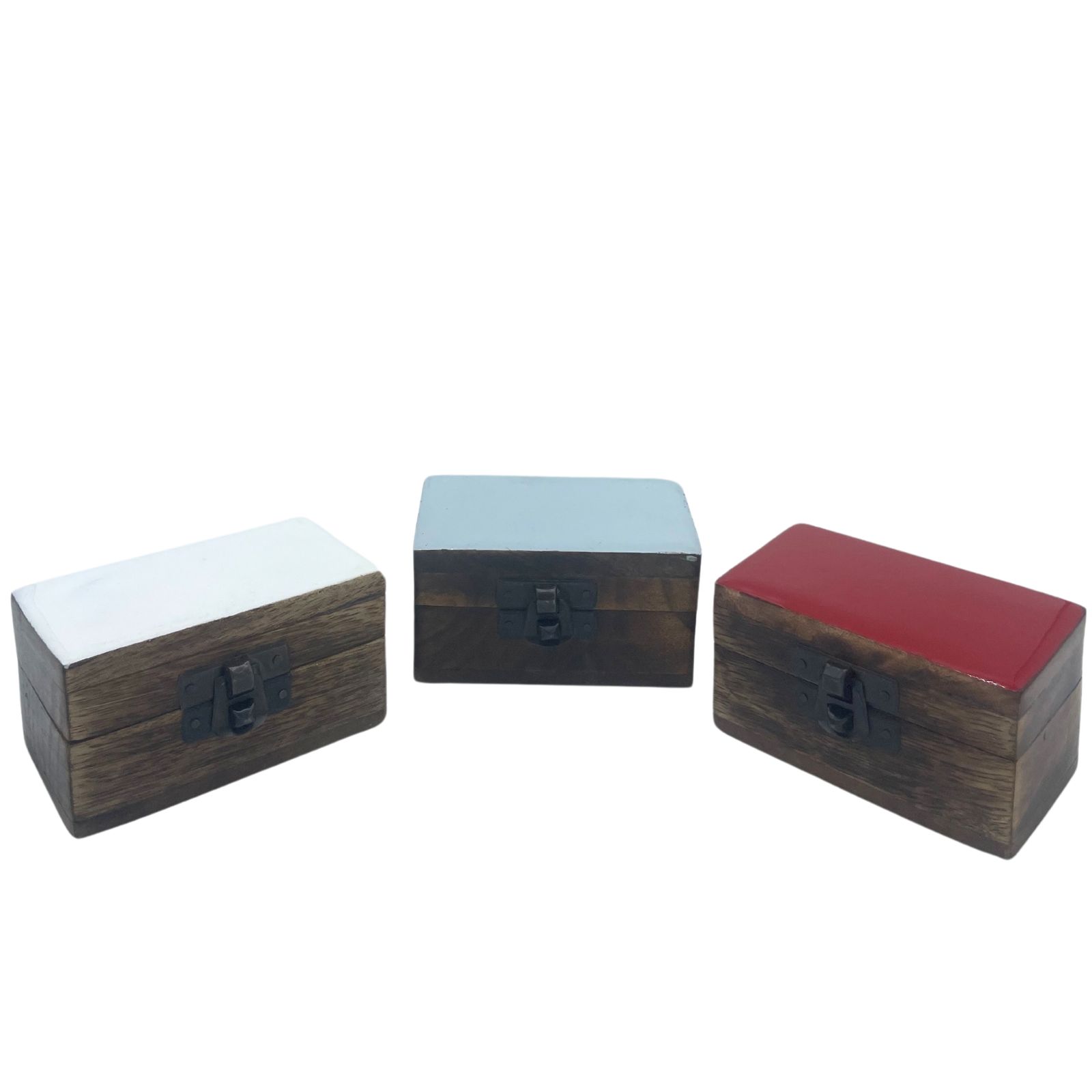 Pastillero de Madera 9x5x4cm - Colores Cerámicos Sólidos - Surtido - Imagen 4