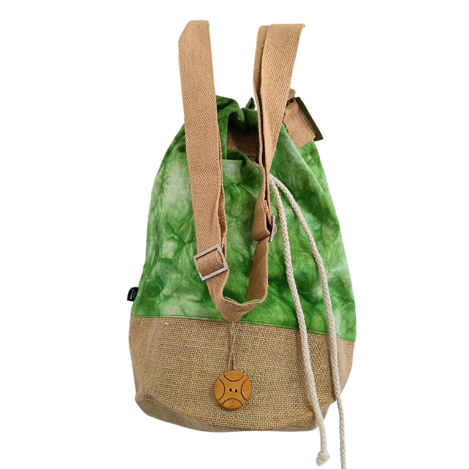 Mochila 100% Natural - Efecto Lavado Verde - Árbol de la Vida - Imagen 5