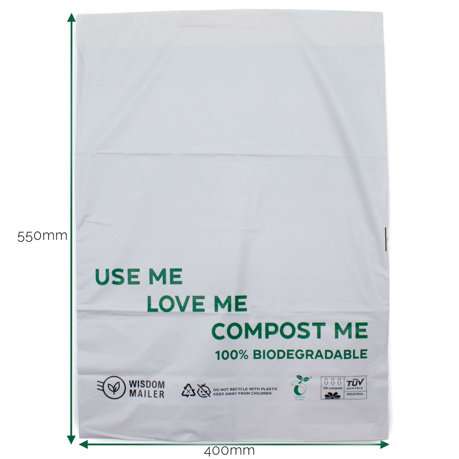Sobre de envío biodegradable al 100% (400x550 mm)