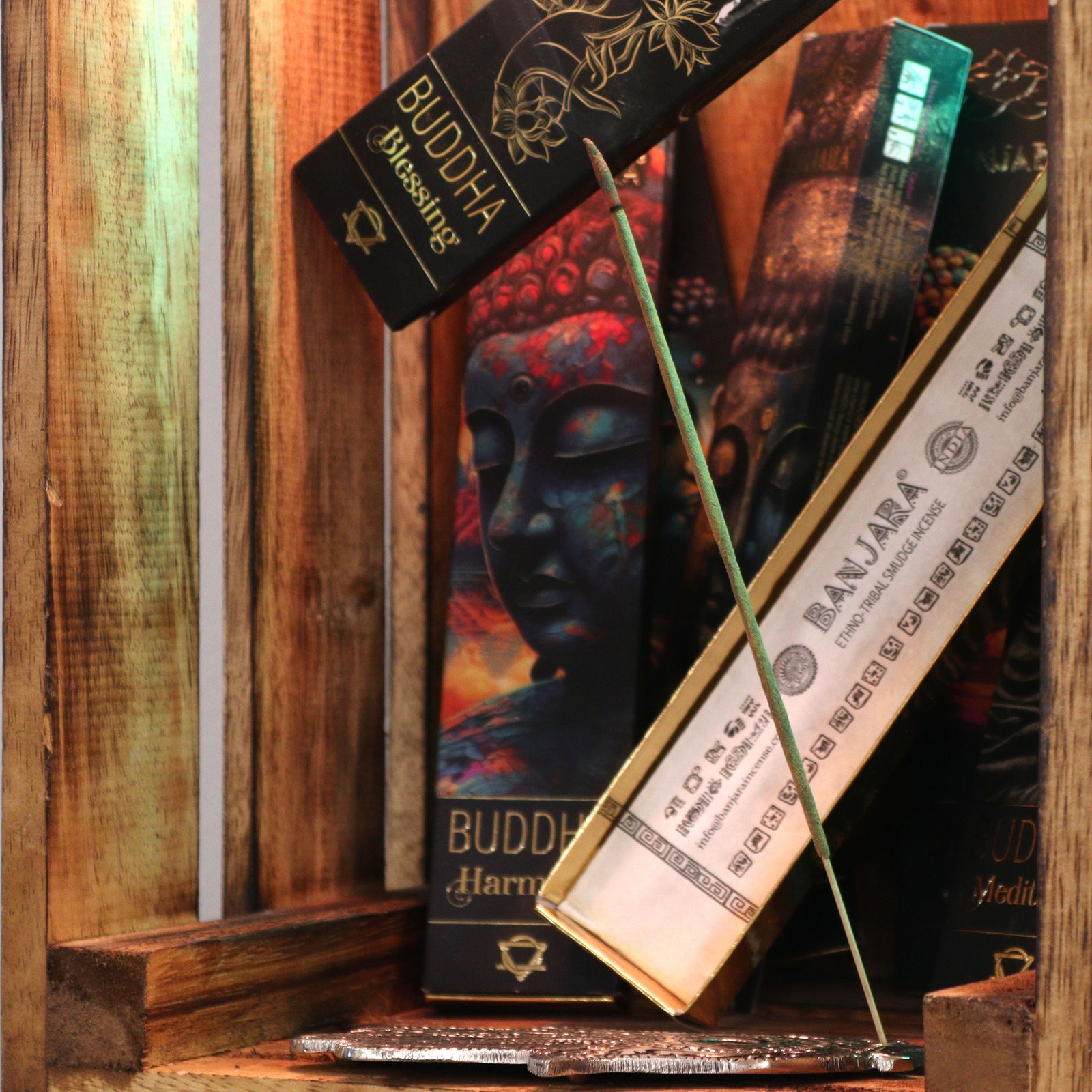 Incienso Banjara Buddha – Set de regalo en caja (6 surtidos) - Imagen 7