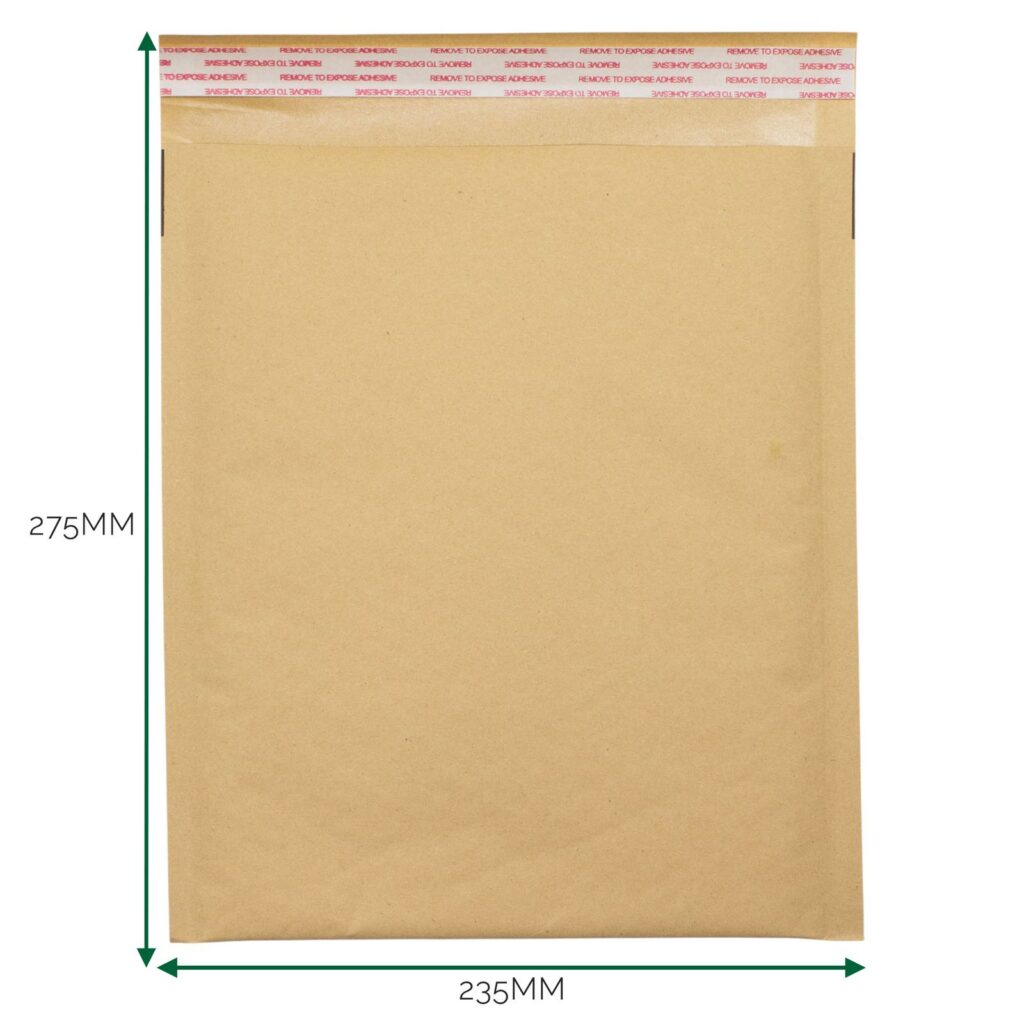 Sobre kraft acolchado con burbujas (235x275+40mm)