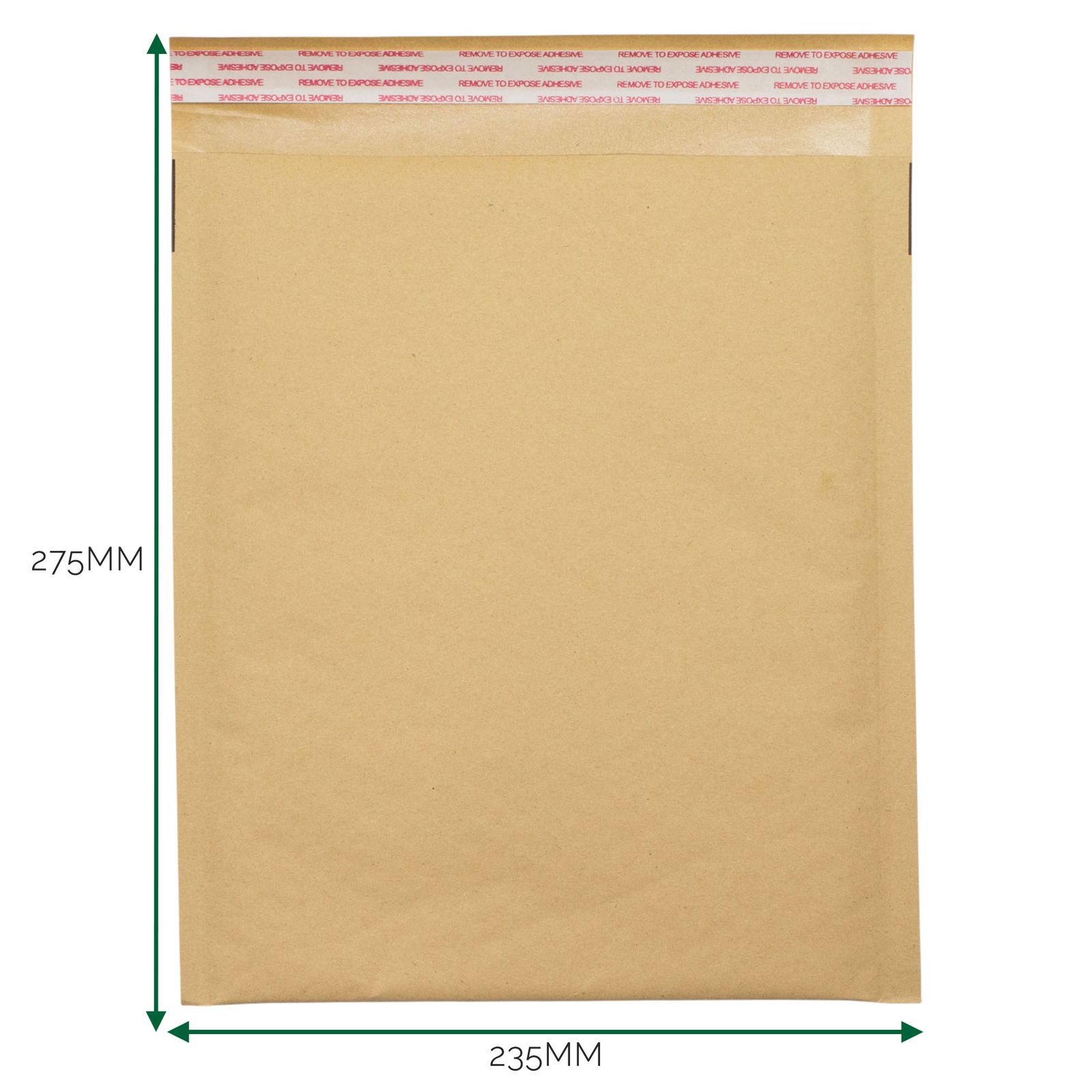 Sobre kraft acolchado con burbujas (235x275+40mm)