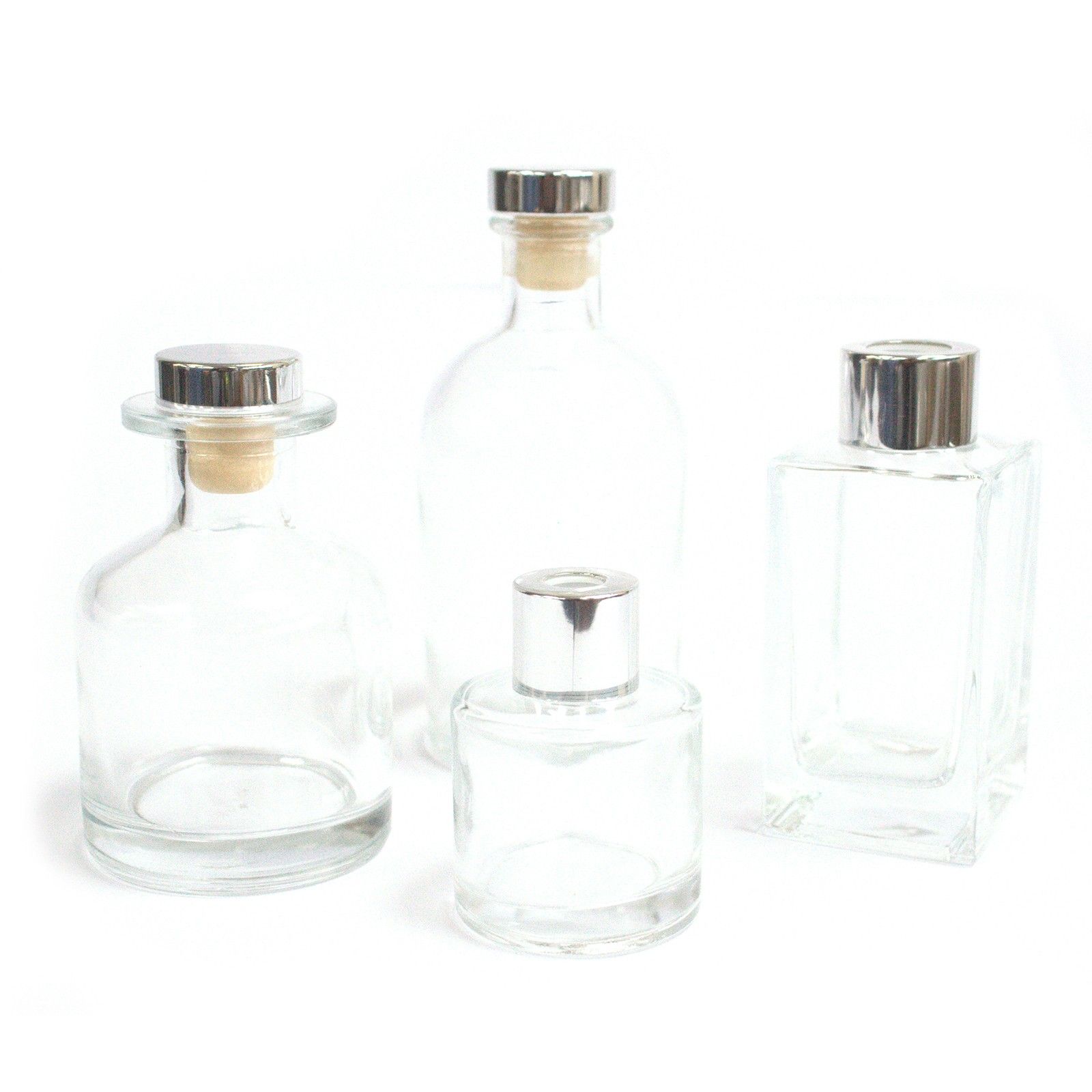 100 ml Botella difusora cuadrada de lengüeta larga - Claro - Imagen 3