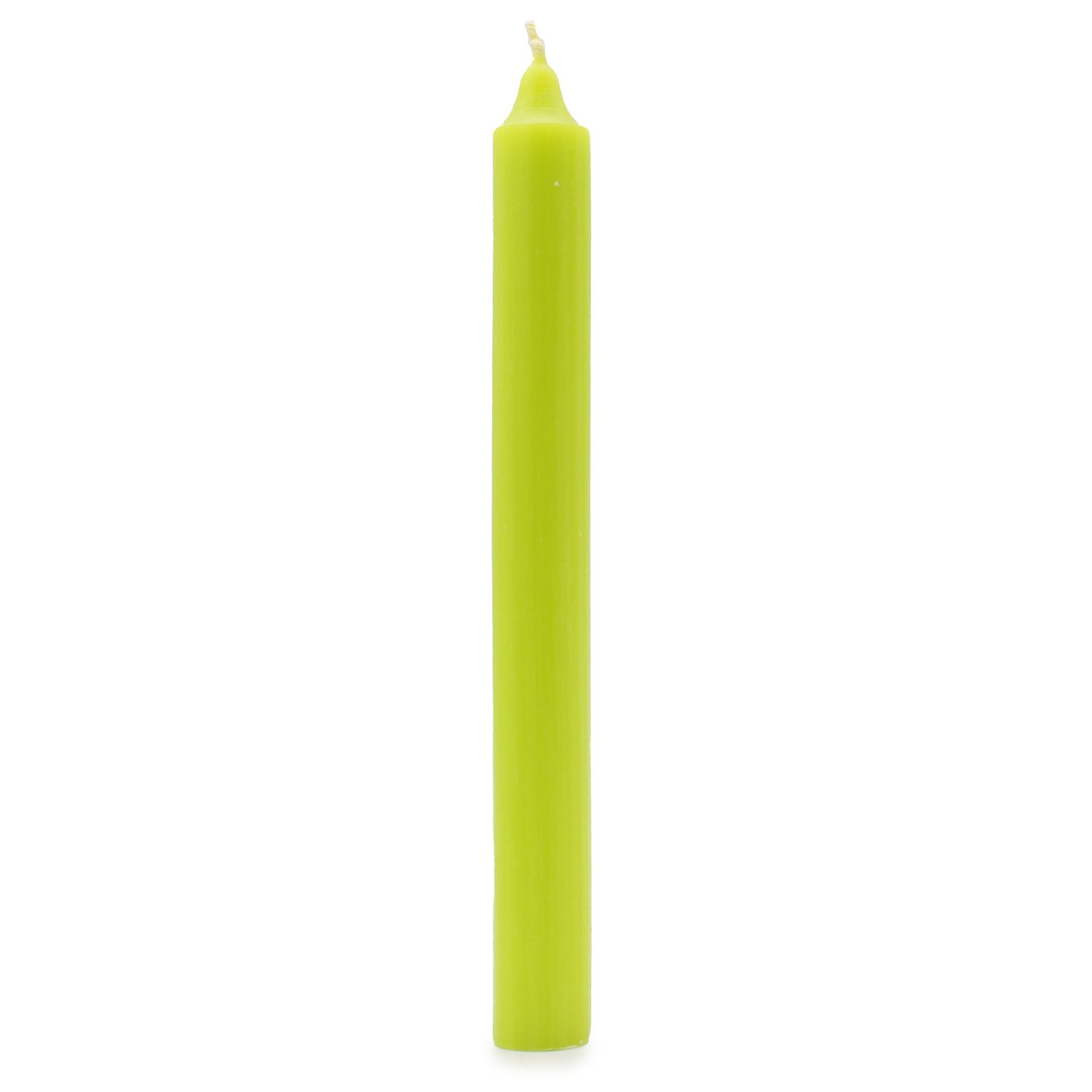 Velas a granel de color sólido - Verde lima rústico - Paquete de 10 - Imagen 3