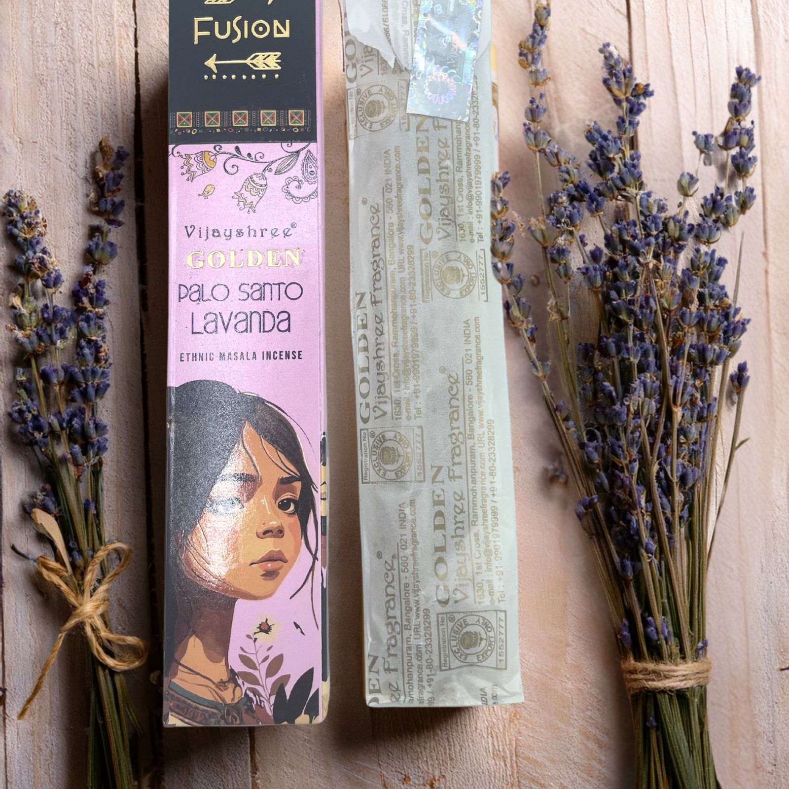 15g Palo Santo Dorado y Lavanda - Imagen 2