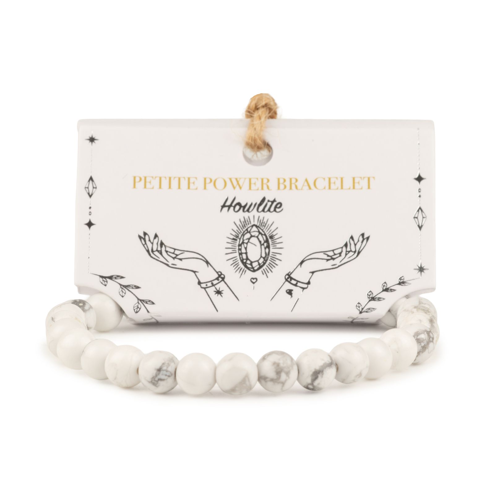 Pulsera de Poder Pequeña (17 cm x 6 mm) - howlita