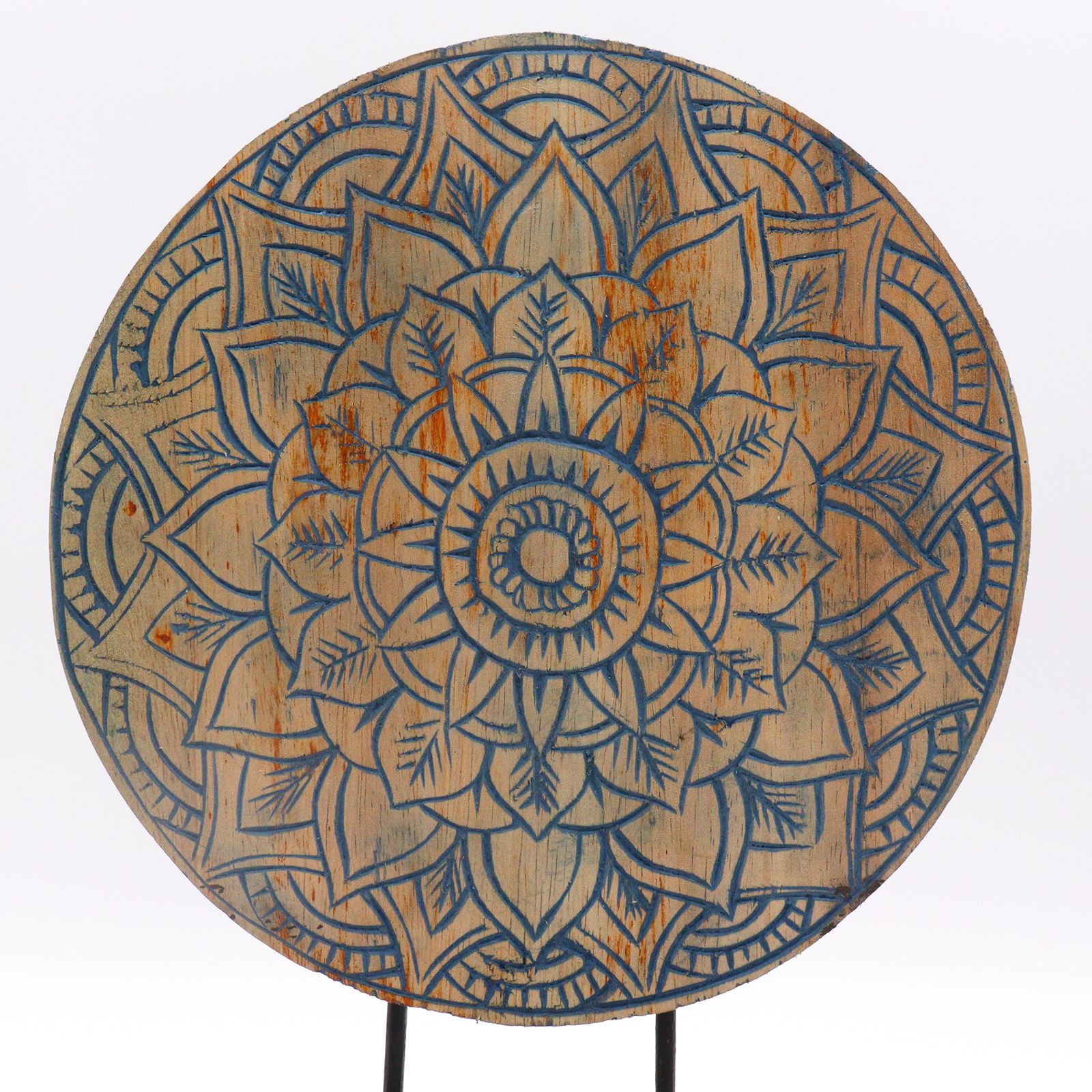 Buddha Feng Shui Set - Mandala Floral - Azul - Imagen 7