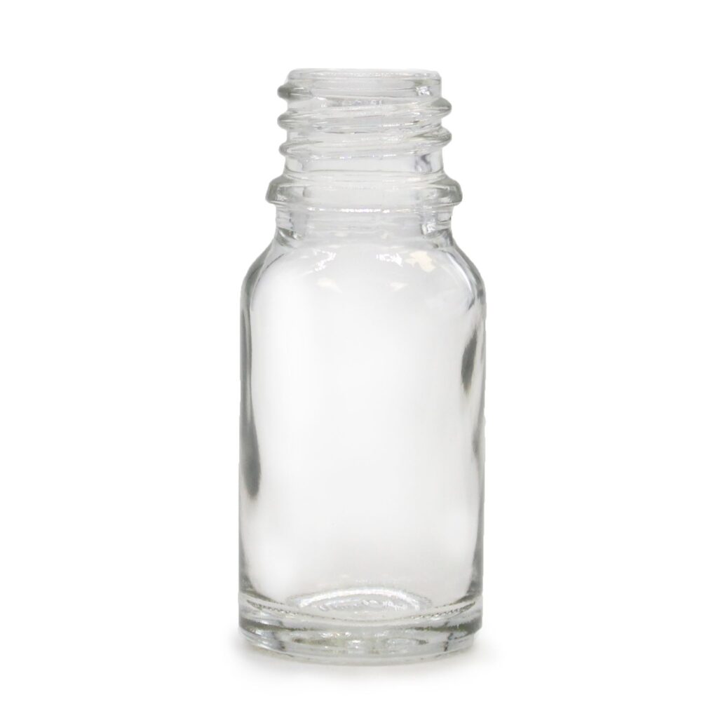Botella transparente de 10 ml