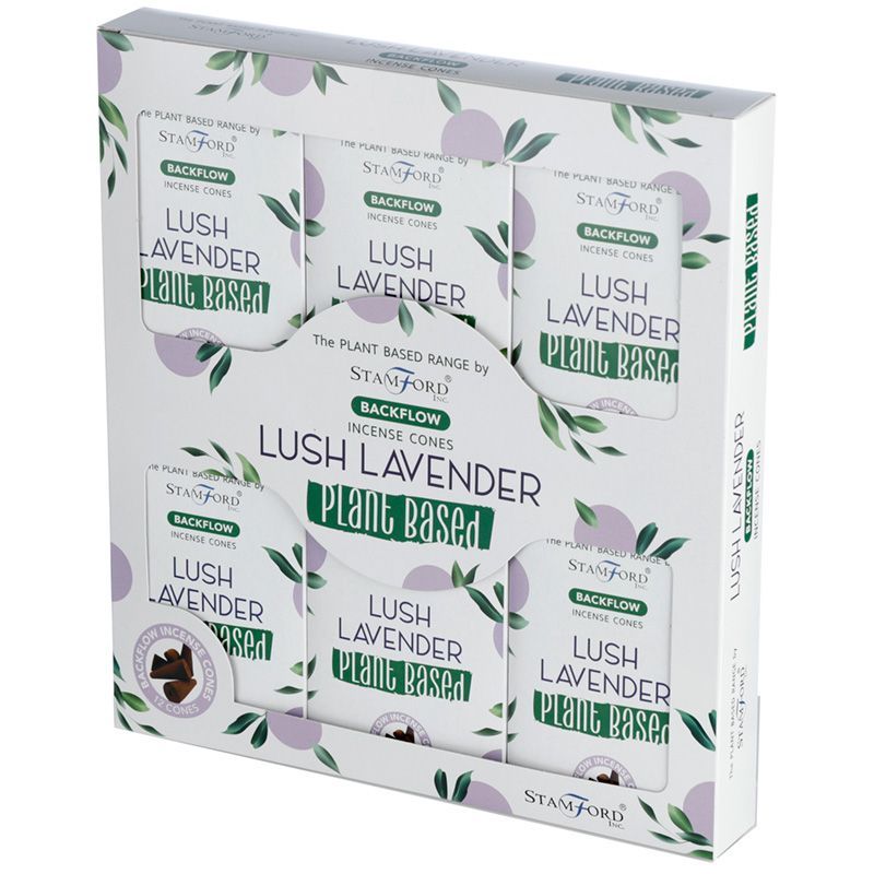 Conos de Incienso de Reflujo a Base de Plantas - Lavanda Exuberante - Imagen 3