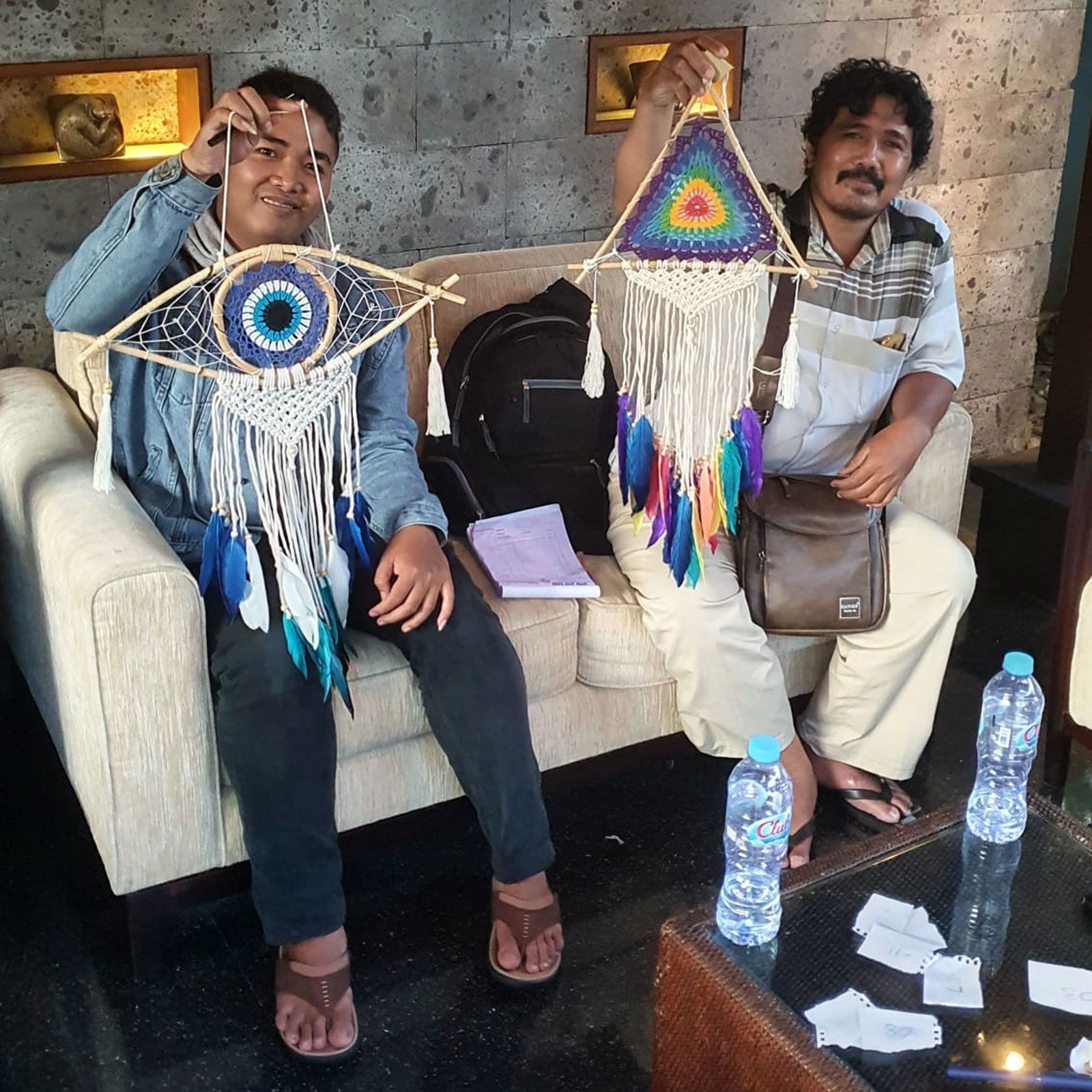 Atrapasueños - Sm Macramé Ojo Colores Surt - Imagen 5