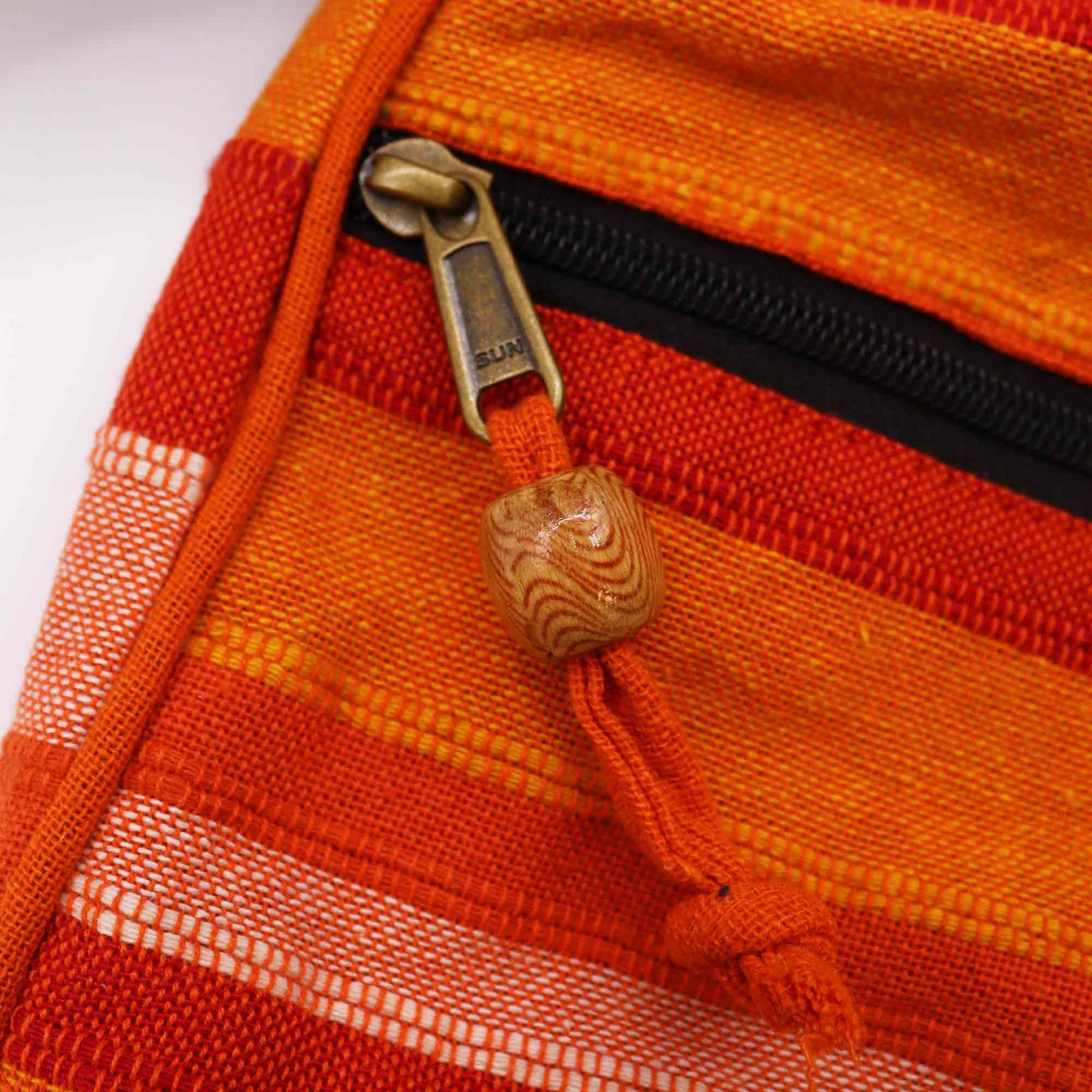 Bolso Bandolera Nepal (Correa Ajustable) - Amanecer Naranja - Imagen 2