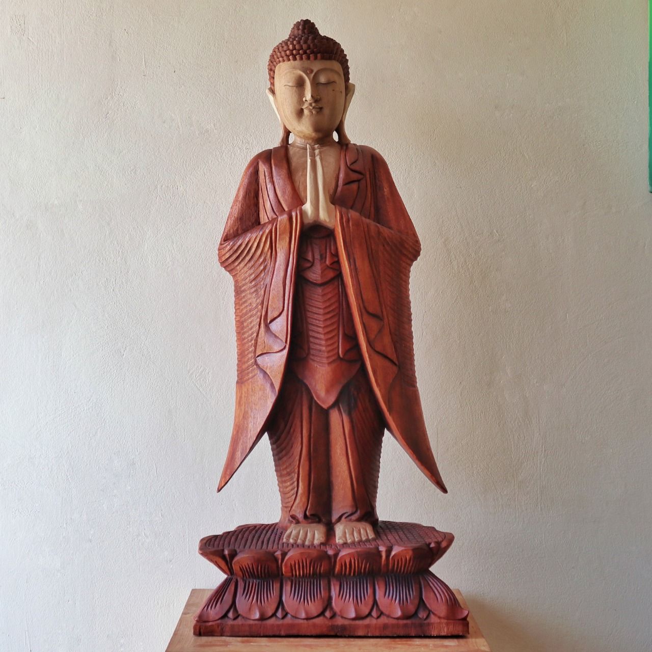 Estatua de Buda en pie - 1 m Bienvenida - Imagen 4