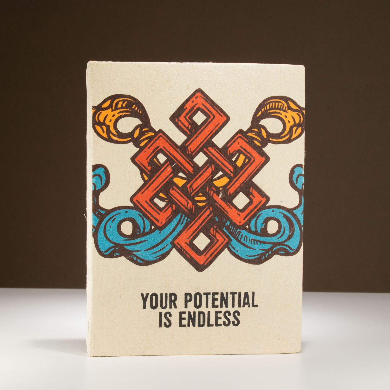 Cuaderno de inspiración Lrg Lokta (21x15cm) - 45 hojas - Tu Potencial - incluye marcador - Imagen 4
