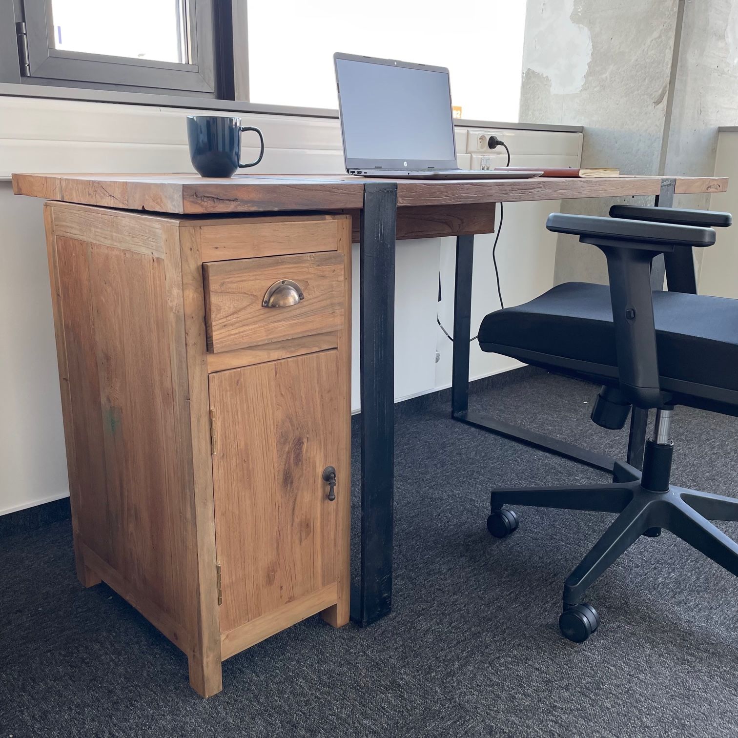 Mesa de Escritorio 160x60x75cm (Cajonera no incluida) - Imagen 14