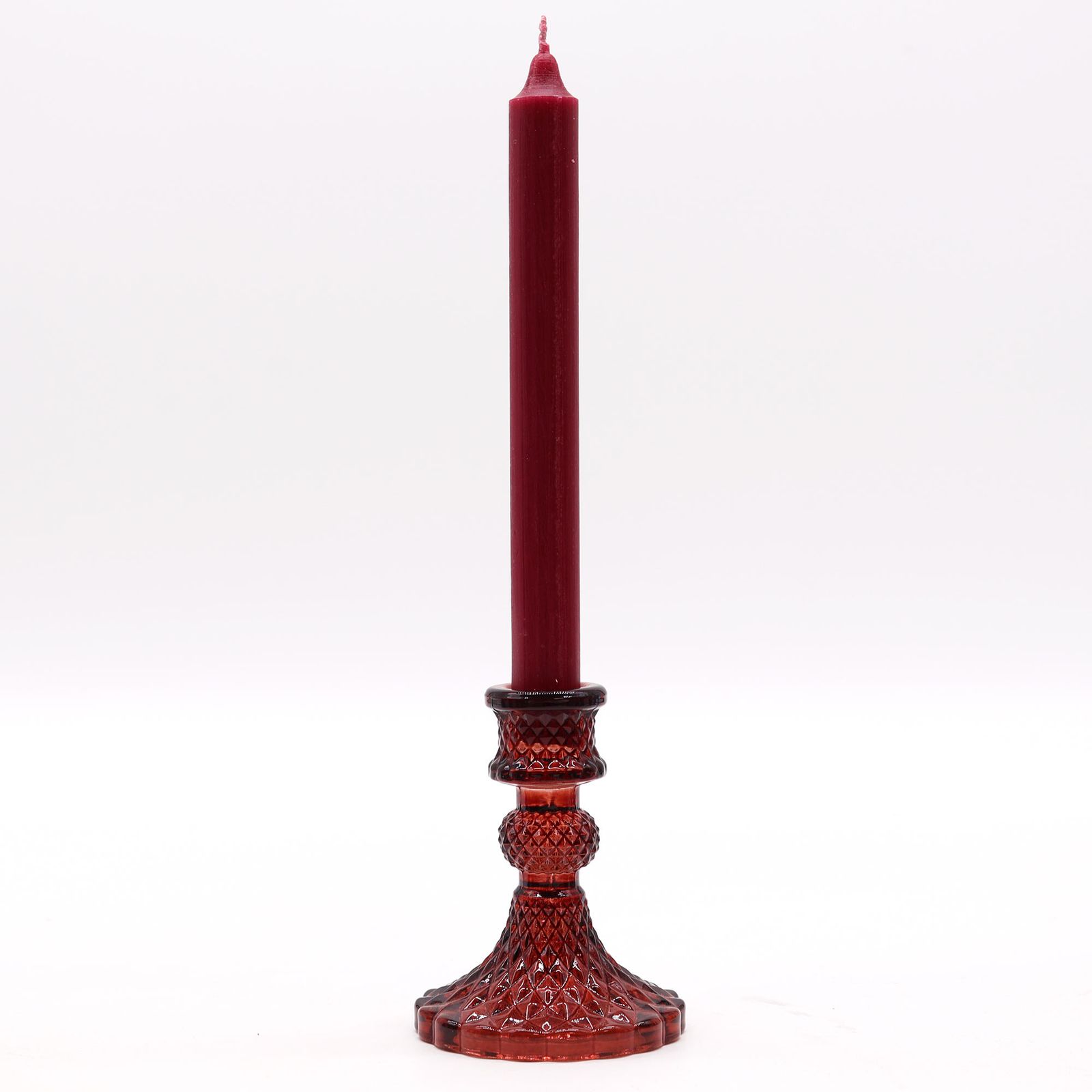 Portavelas Vintage para cena - Rojo Vampiro - Imagen 2