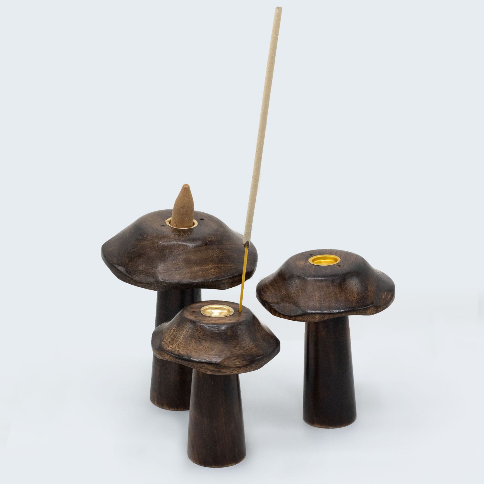 Set de 3 Setas Incienso Cono Plano (13cm 12cm 11cm) - Imagen 4