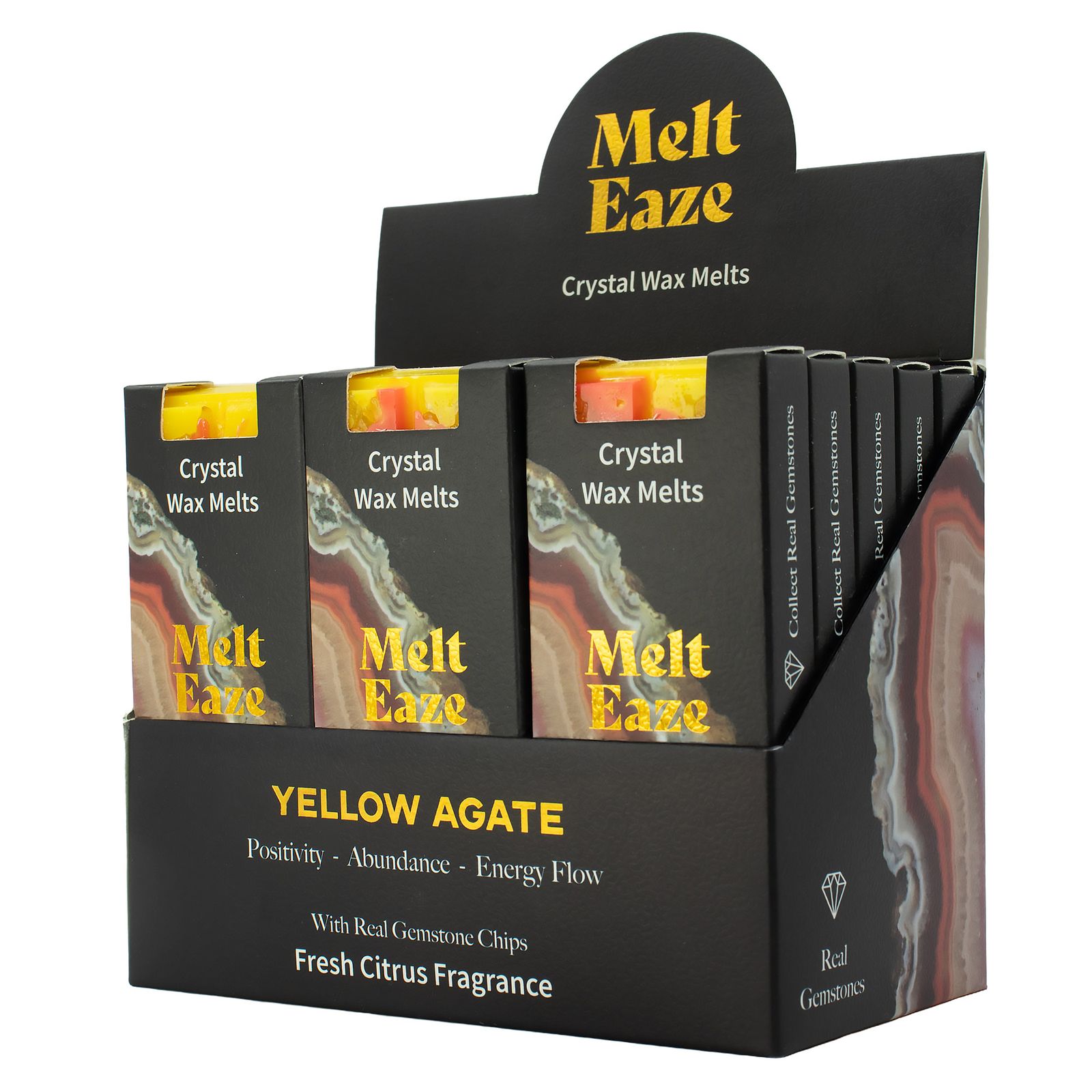 MeltEaze Tabletas de Cera 50 g - Brillo Dorado - Cítricos Frescos - Imagen 3