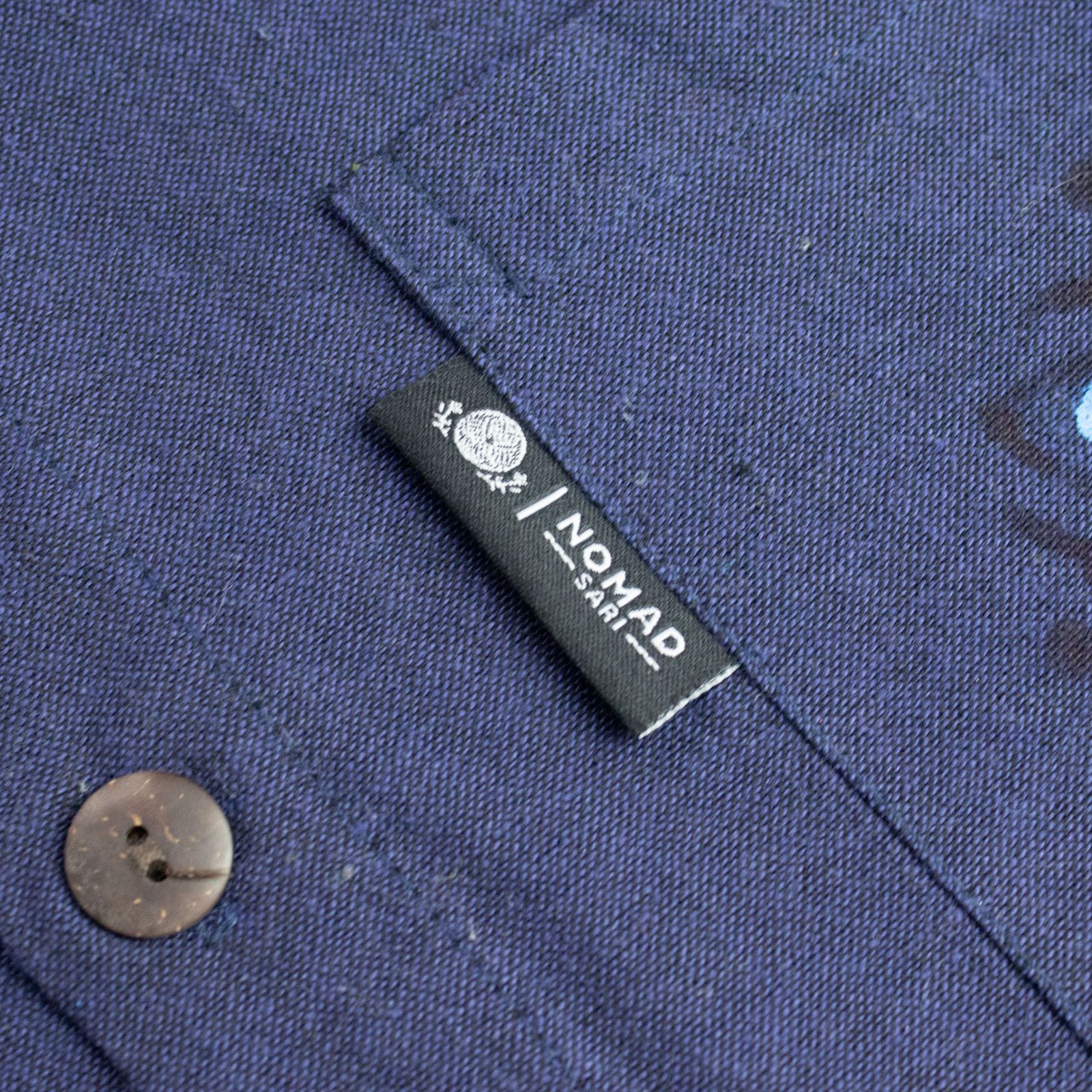 Nomad Sari Kathmandu camisa - índigo - grande - Imagen 9
