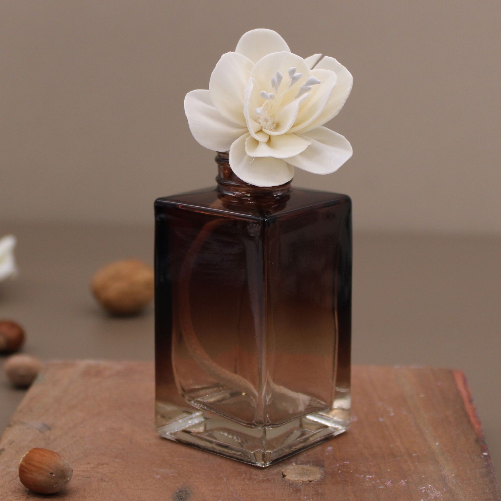 Difusor de Flores Naturales - Rosa Grande en Cuerda - Imagen 5