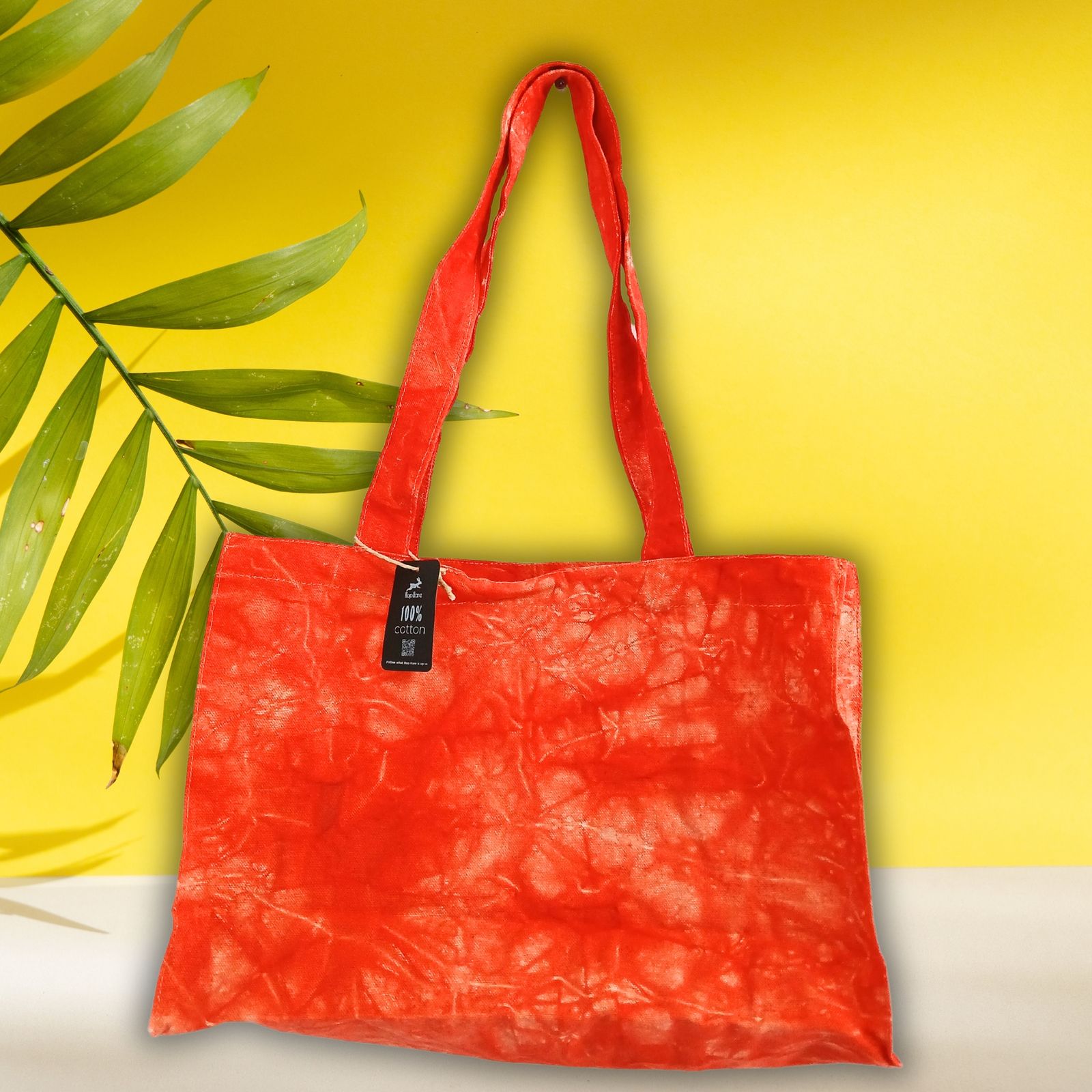 Bolsa de Mano - Efecto Lavado Naranja Desierto - Imagen 3