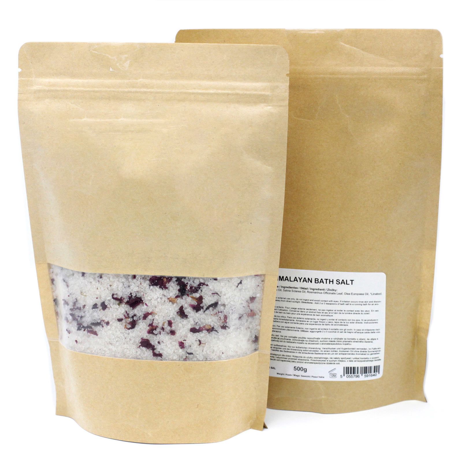 Mezcla de Sal de Baño del Himalaya 165g - Sensual - Etiqueta Blanca - Imagen 4