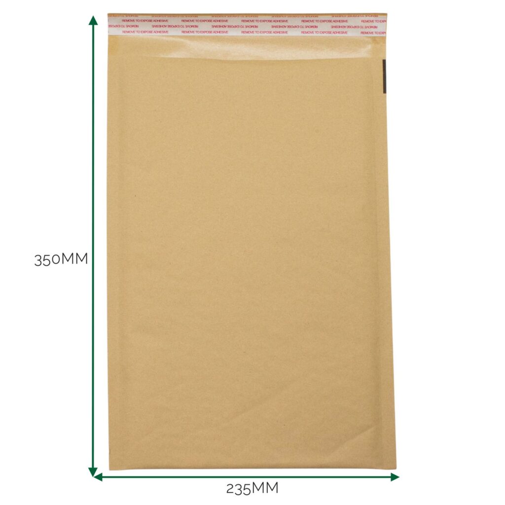 Sobre acolchado con burbuja de papel Kraft (235x350+40mm)