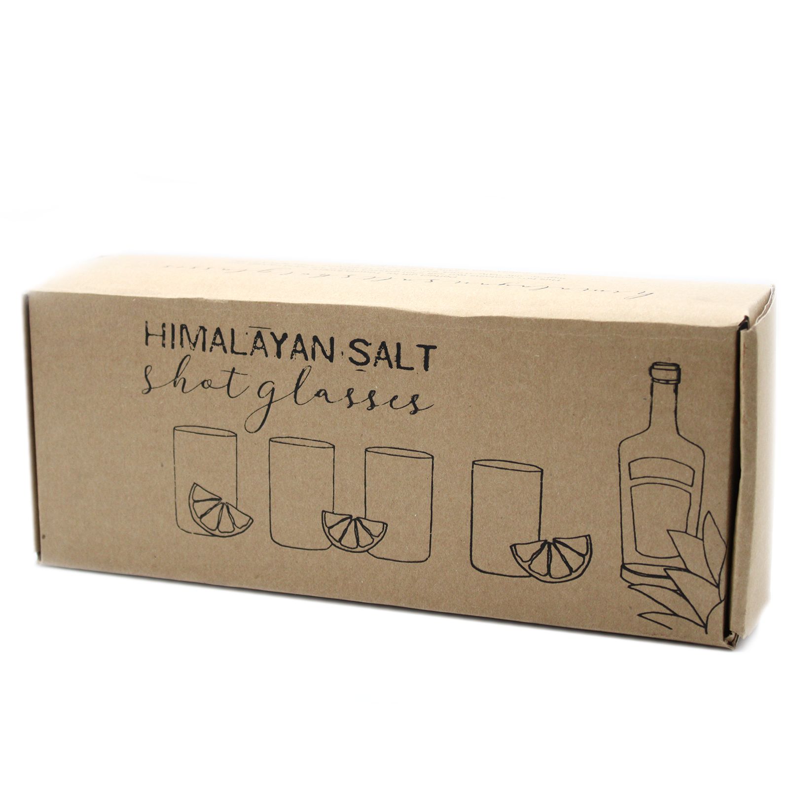Juego de 4 vasos de chupito de sal del Himalaya y soporte de madera para servir - Imagen 8