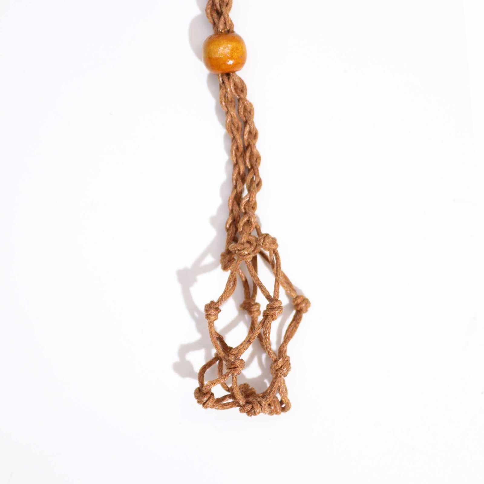 Cordones para Collar de Pieras Preciosas 45 cm - Marron - Imagen 4