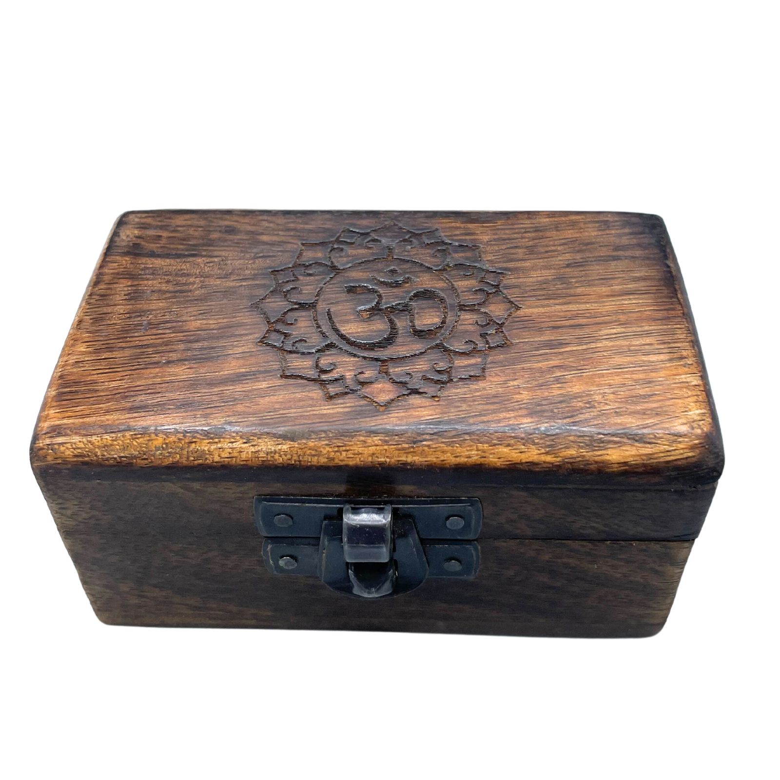 Pastillero de Madera 9x5x4cm - Diseños Tallados - Surtido - Imagen 2