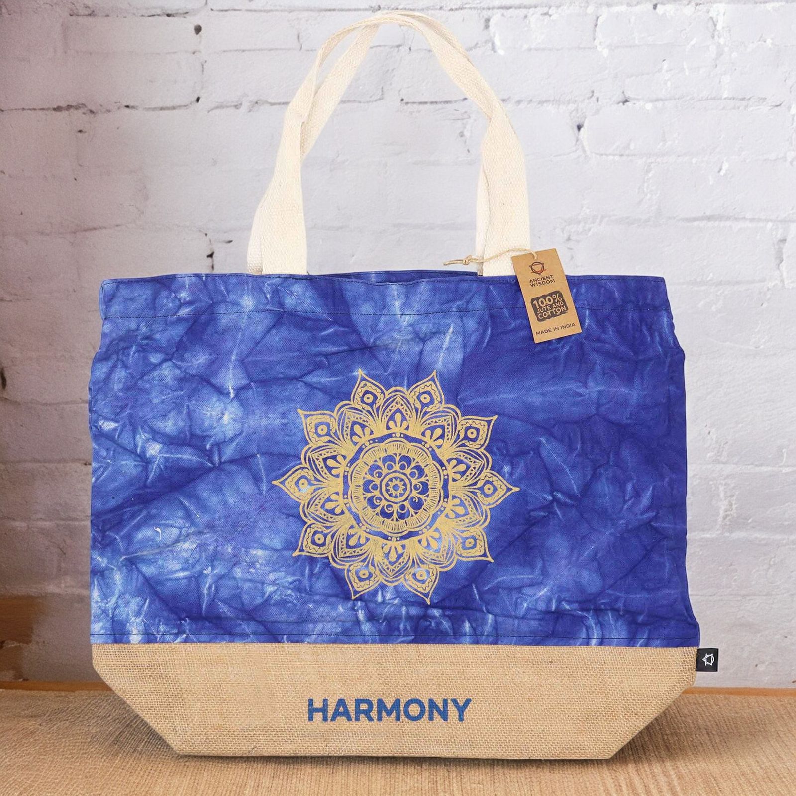 Bolsa All Natural - Azul - Mandala - Harmony - Imagen 2