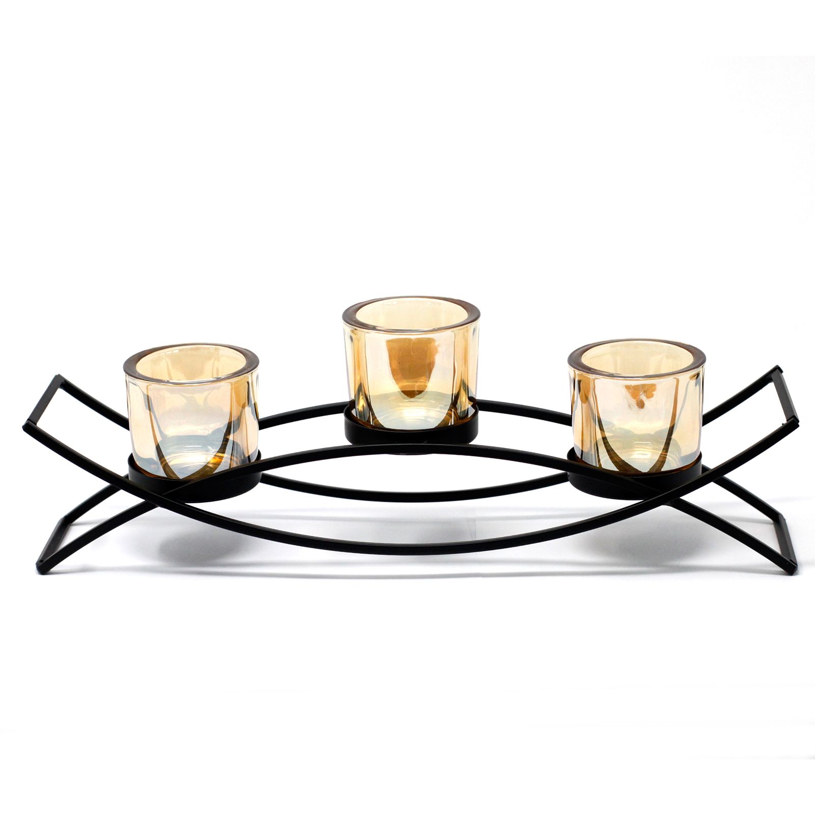 Candelabro de Hierro - Silueta- 3 Tazas - Imagen 3