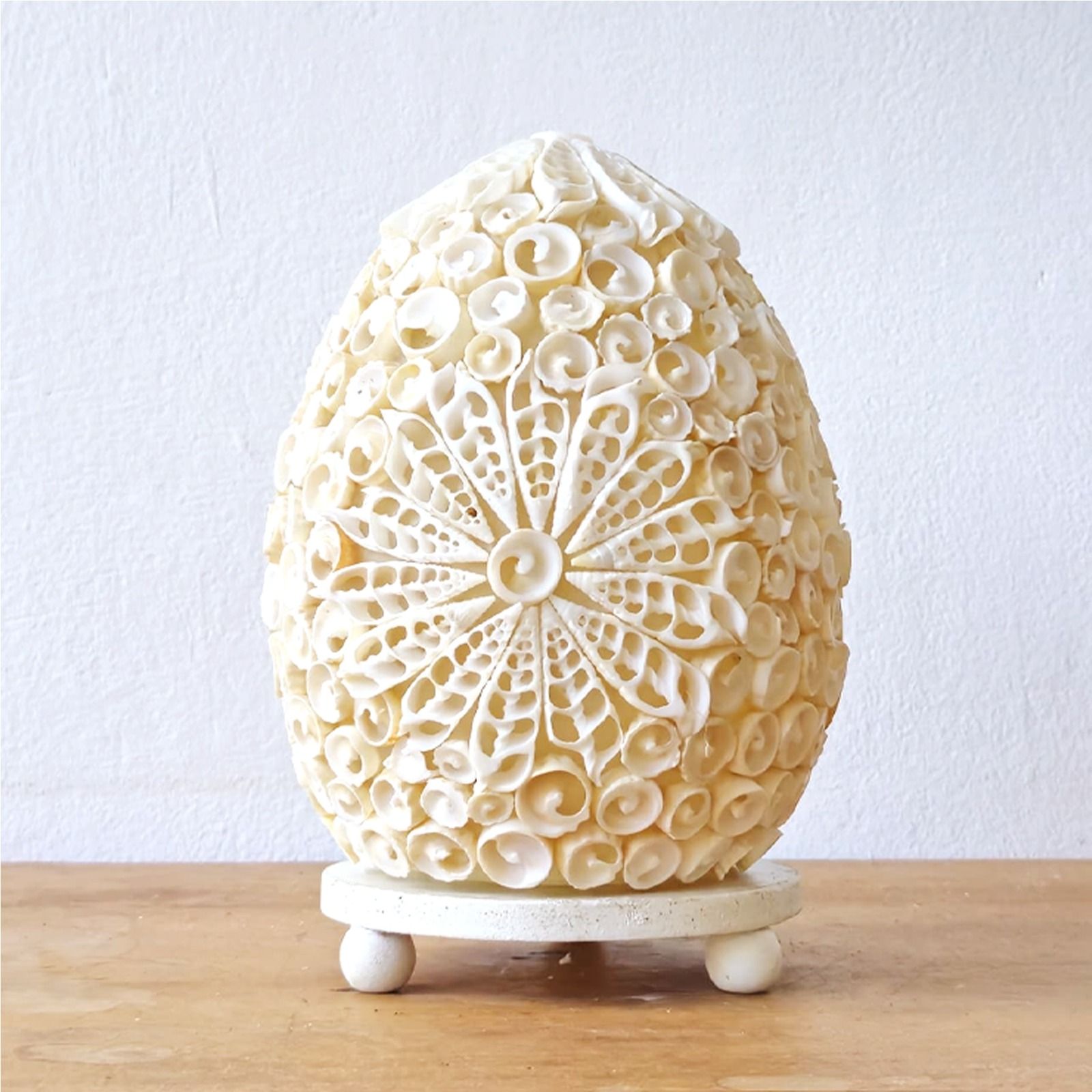 Lámpara Boho de Conchas Marinas - Concha Ovalada - 15 cm - Imagen 3