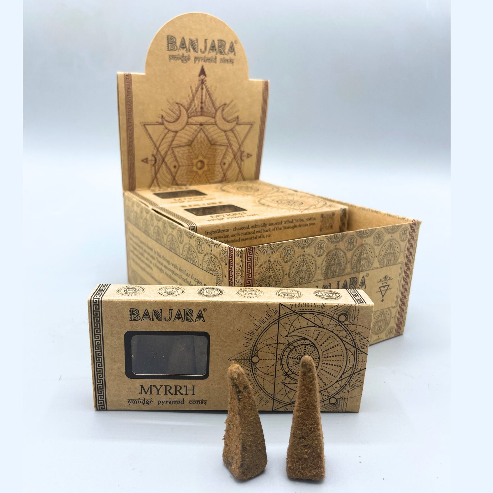 Conos piramidales Banjara Smudge - Mirra - Imagen 6