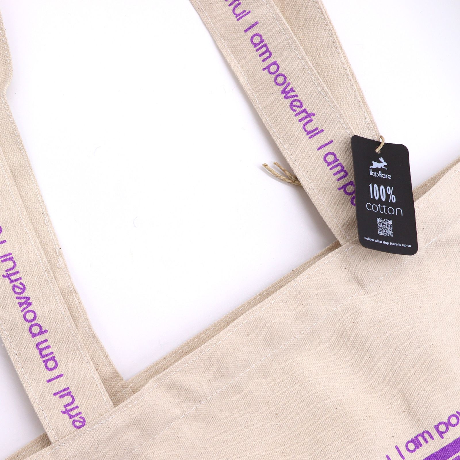 Bolsa de Algodon- Hop Hare - Soy Poderosa - Imagen 3