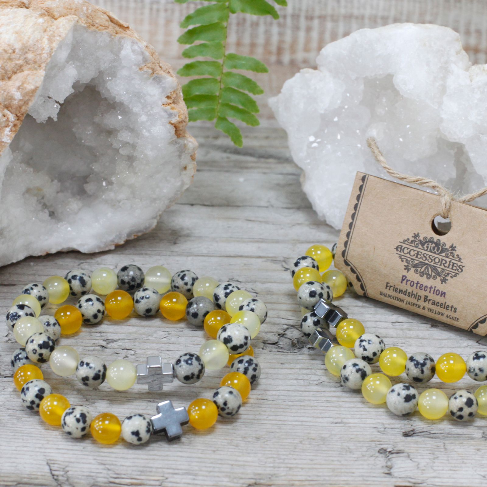 2 Pulseras con Piedras Preciosas - Protección - Imagen 2