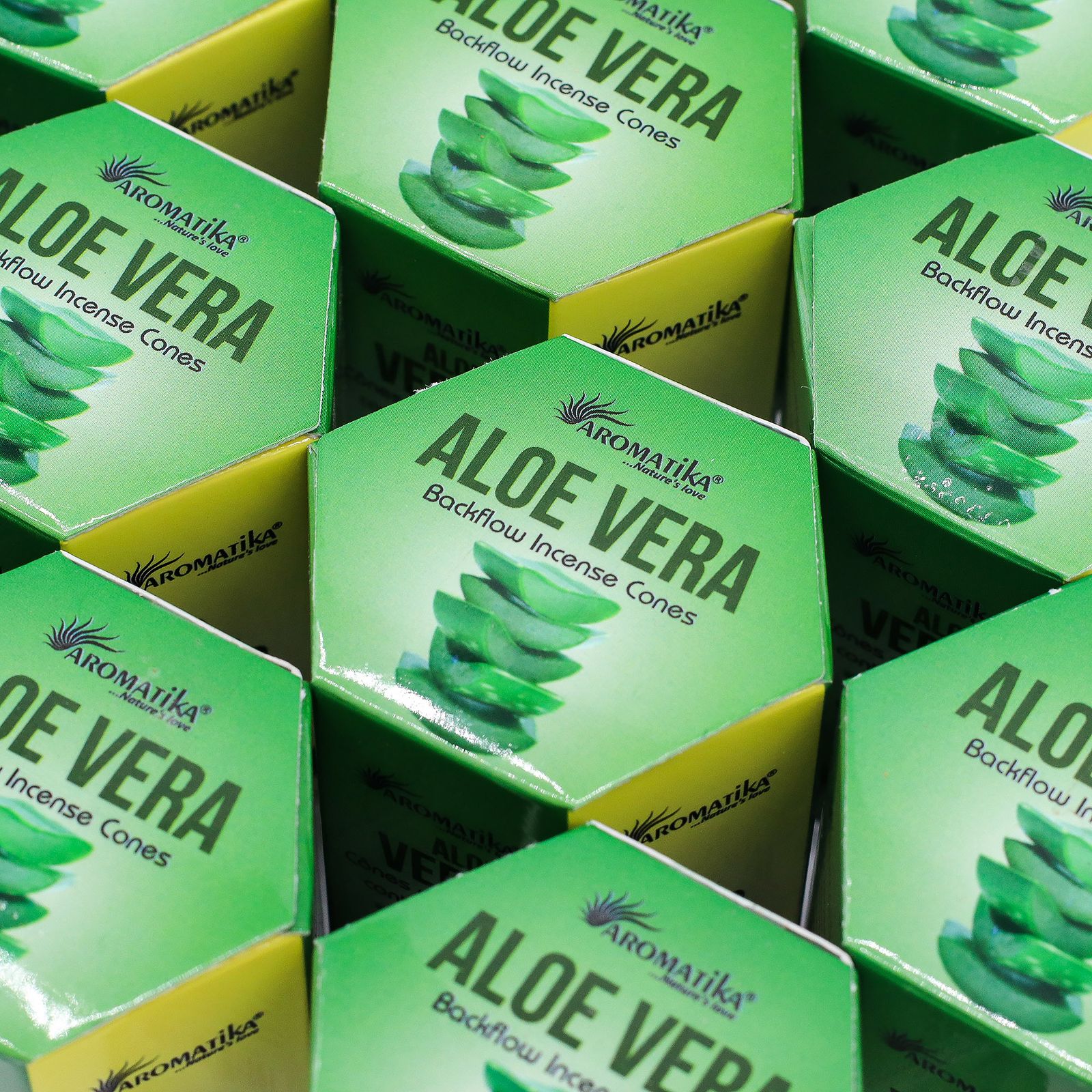 Pack de 10 Incienso Masala Backflow - Aloe Vera - Imagen 7
