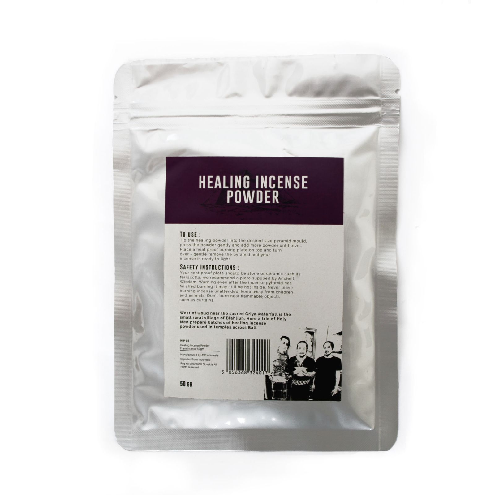 Healing Incense Powder - Frankincense 50gm - Imagen 2