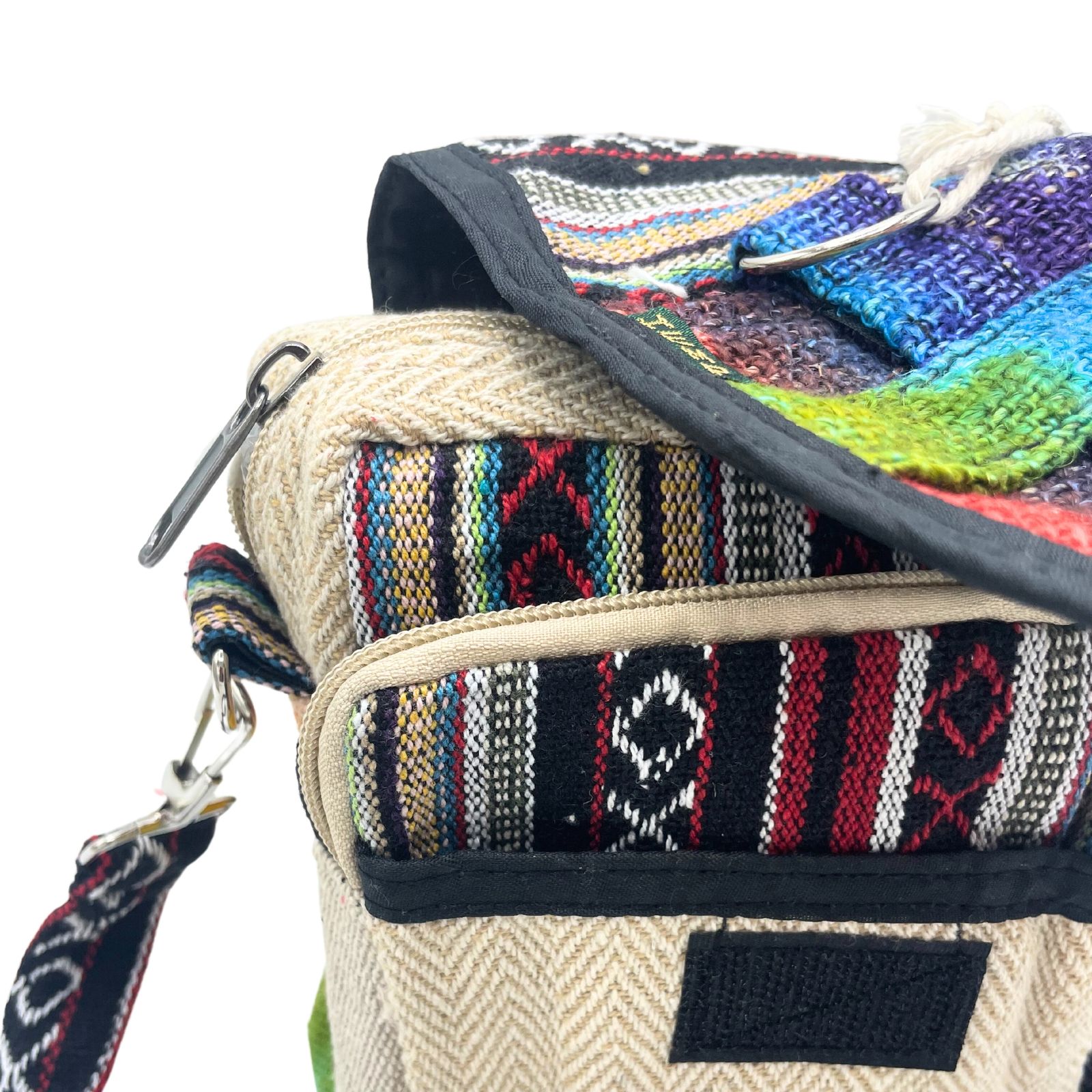 Bolso bandolera de cáñamo teñido - Imagen 2