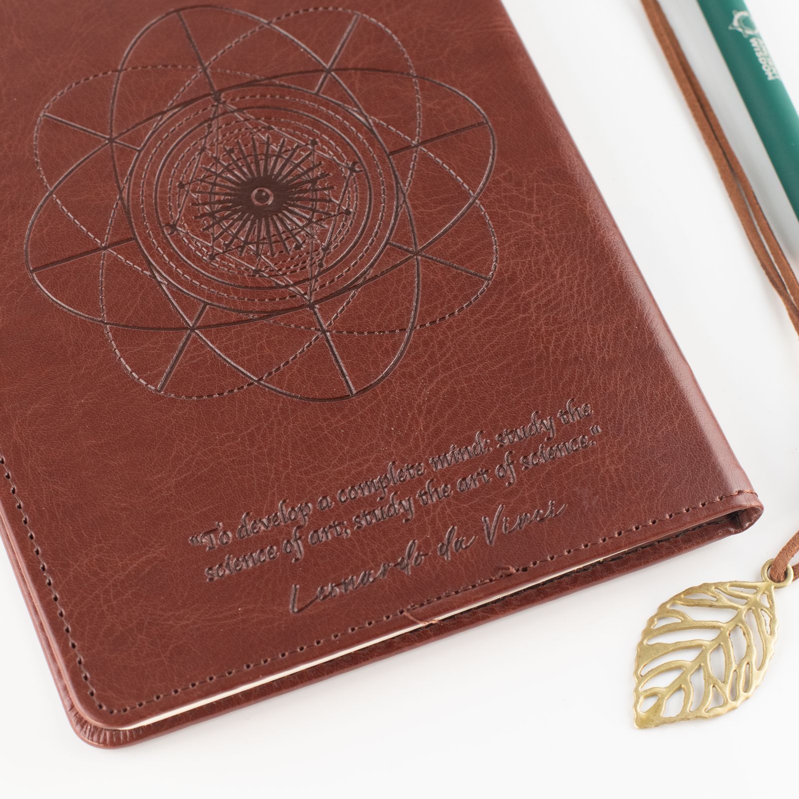 A5 Cuaderno de Intención - Pantalla LCD de limpieza - Efecto cuero marrón - 80 hojas - Imagen 3