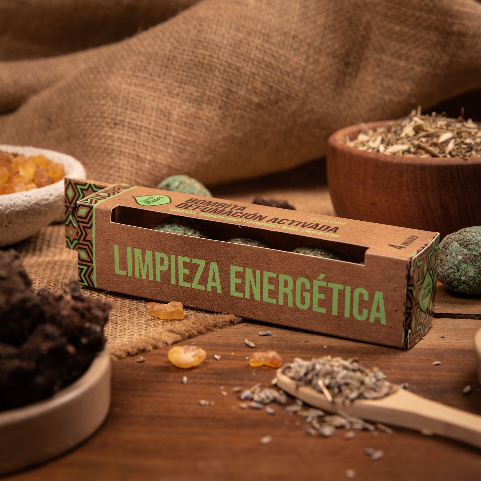 Caja de 4 Bombitas de Incienso Limpieza Energetica - Imagen 6